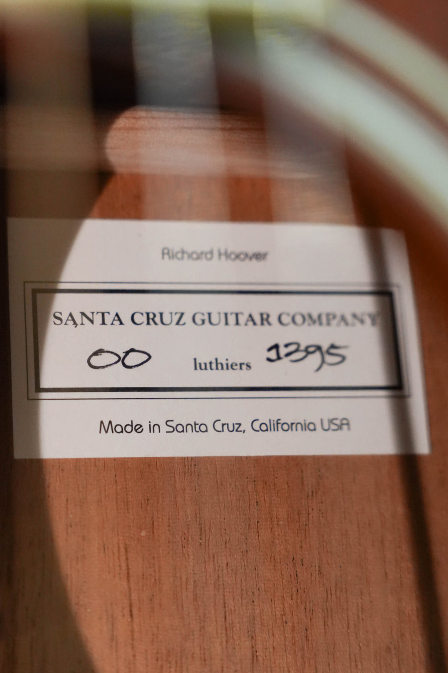 Santa Cruz OO Custom All Mahogany Acoustic Guitar #1395