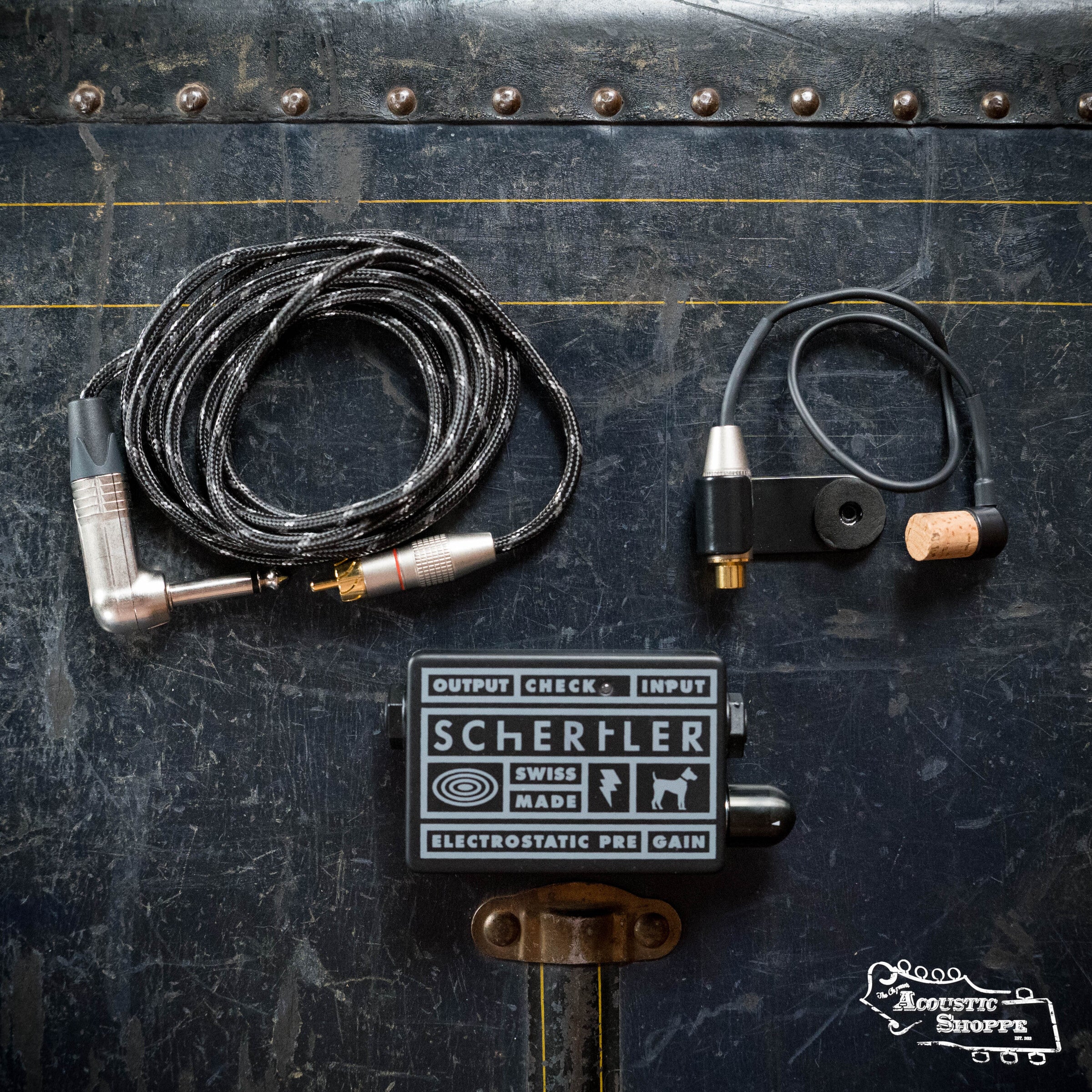 Schertler STAT-B Set Electro-static Contact Microphone