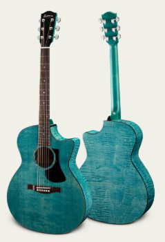 PRE-ORDER DEPOSIT ONLY *New 2026 NAMM Model* Eastman PCH3-GACE-FB Sitka/Laminated Maple Faded Blue Gloss Grand Auditorium Cutaway Guitar w/Electronics