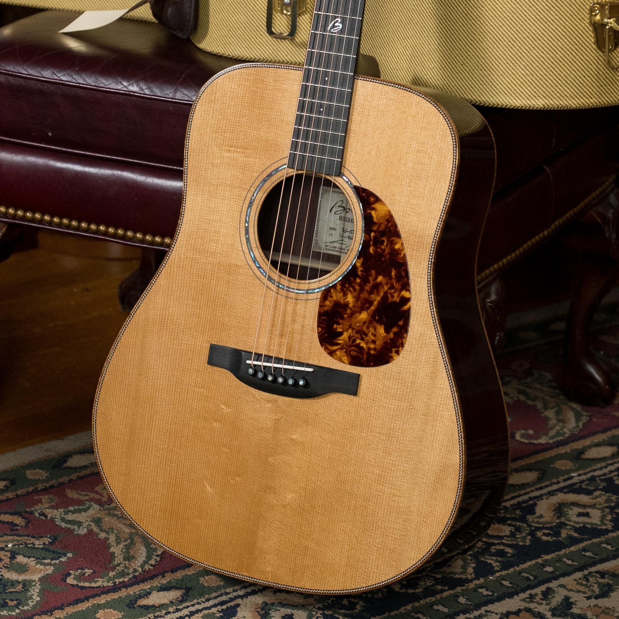 Boucher BG-52-GM Torrefied Master Grade Adirondack Red Spruce/East Indian Rosewood Bluegrass Goose Series Dreadnought Acoustic Guitar #1362