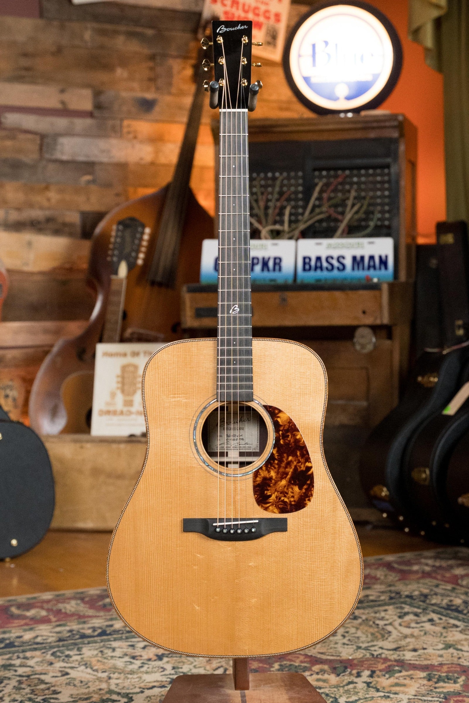 Boucher BG-52-GM Torrefied Master Grade Adirondack Red Spruce/East Indian Rosewood Bluegrass Goose Series Dreadnought Acoustic Guitar #1362