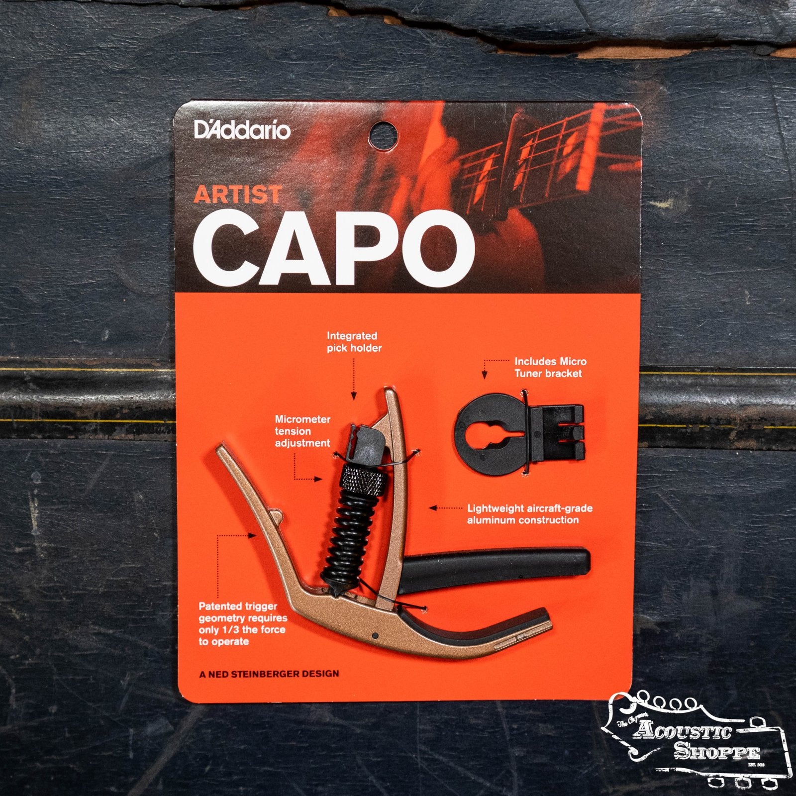 D'Addario/Planet Waves NS Artist Capo Metallic Bronze