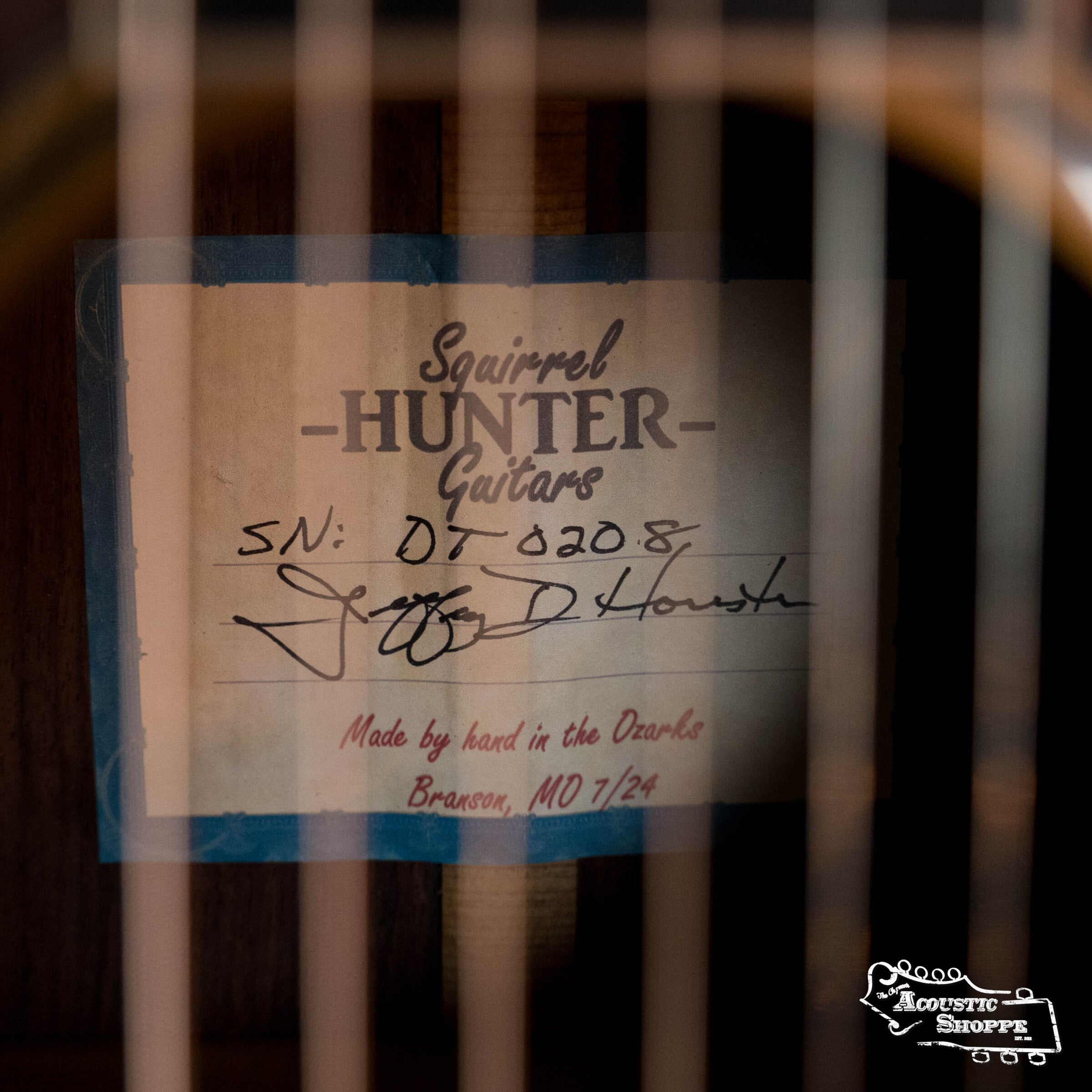 Squirrel Hunter Ornate Rosewood Dreadnought - Torrified Sitka Spruce/East Indian Rosewood - Local Luthier Showcase