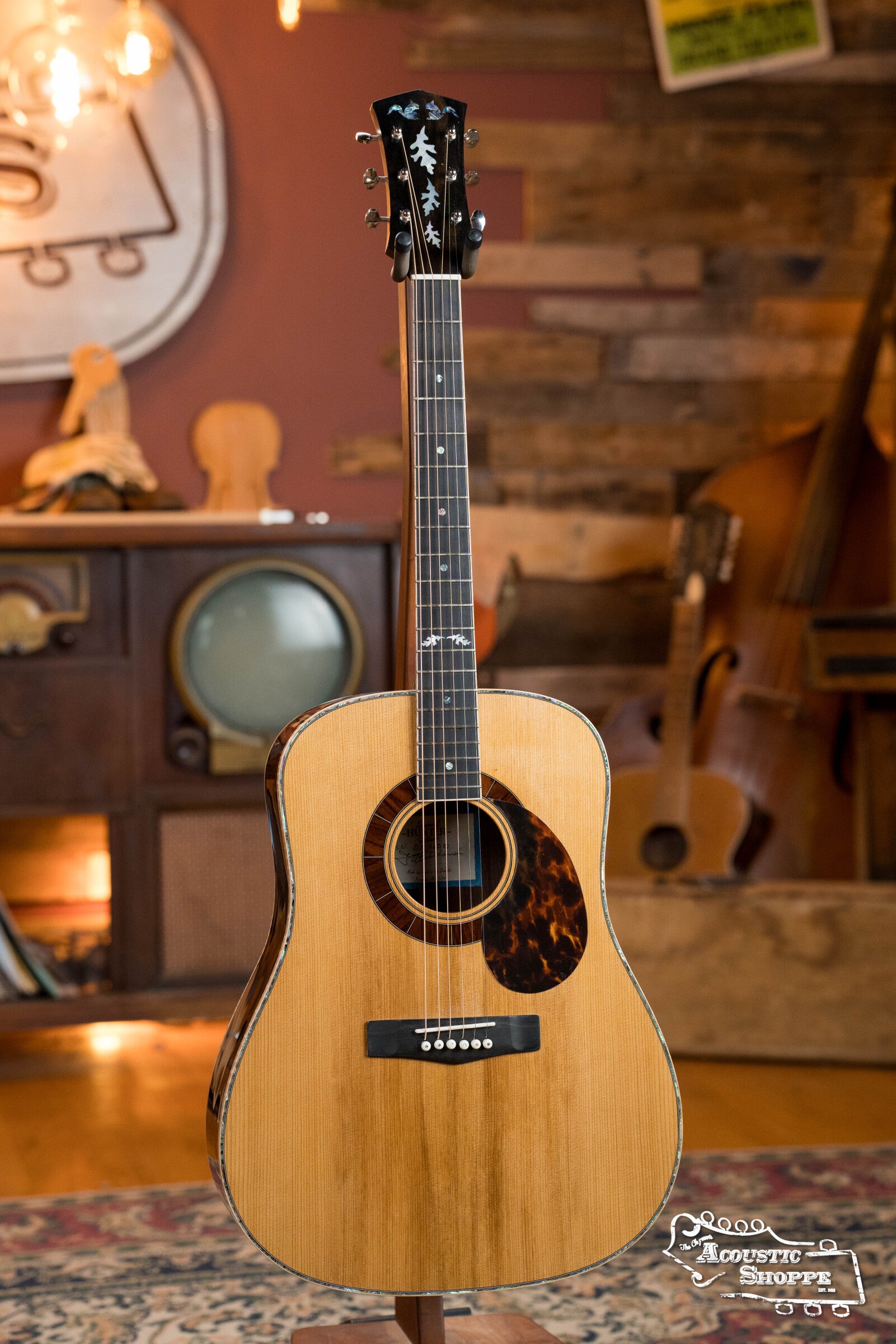 Squirrel Hunter Ornate Rosewood Dreadnought - Torrified Sitka Spruce/East Indian Rosewood - Local Luthier Showcase