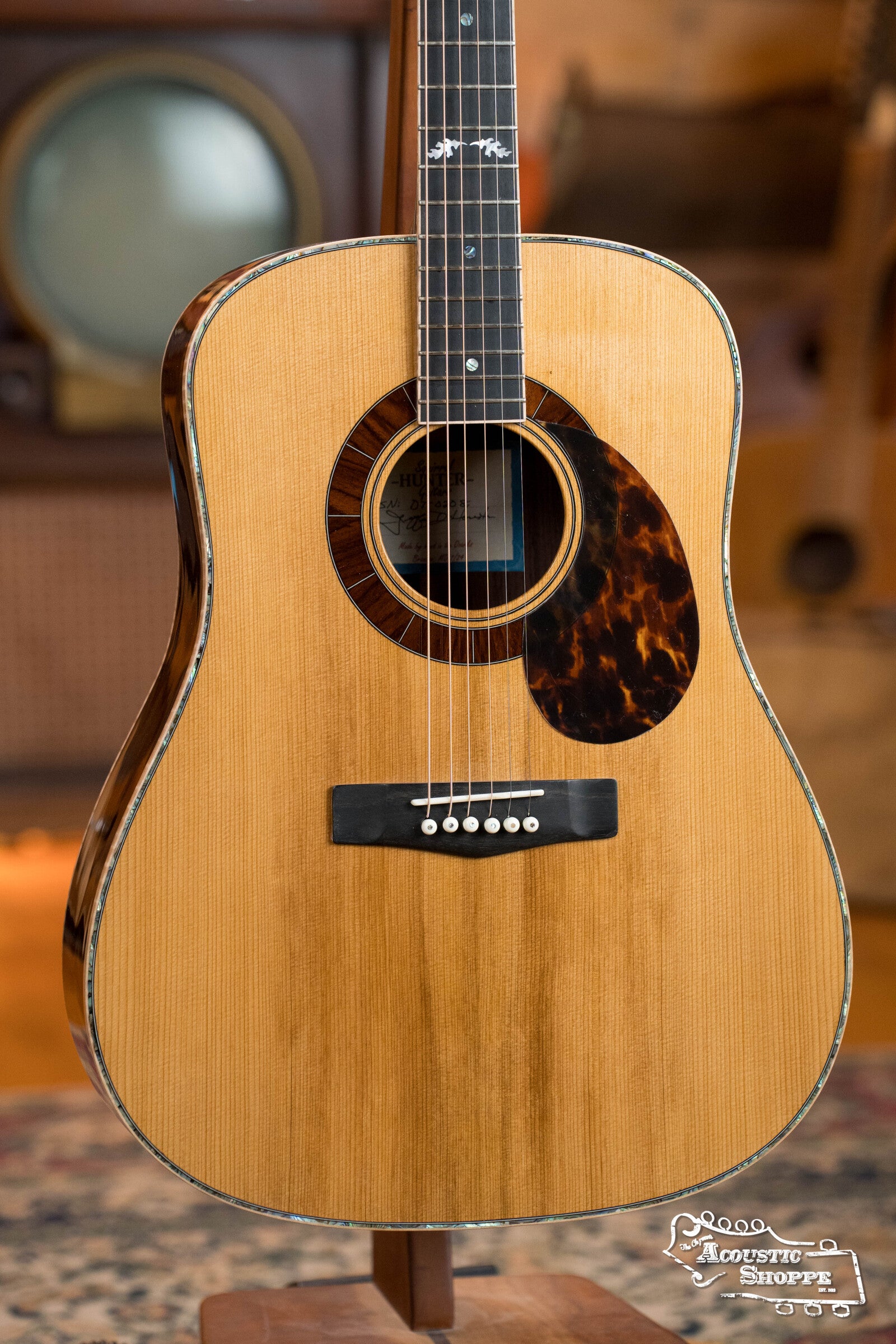 Squirrel Hunter Ornate Rosewood Dreadnought - Torrified Sitka Spruce/East Indian Rosewood - Local Luthier Showcase