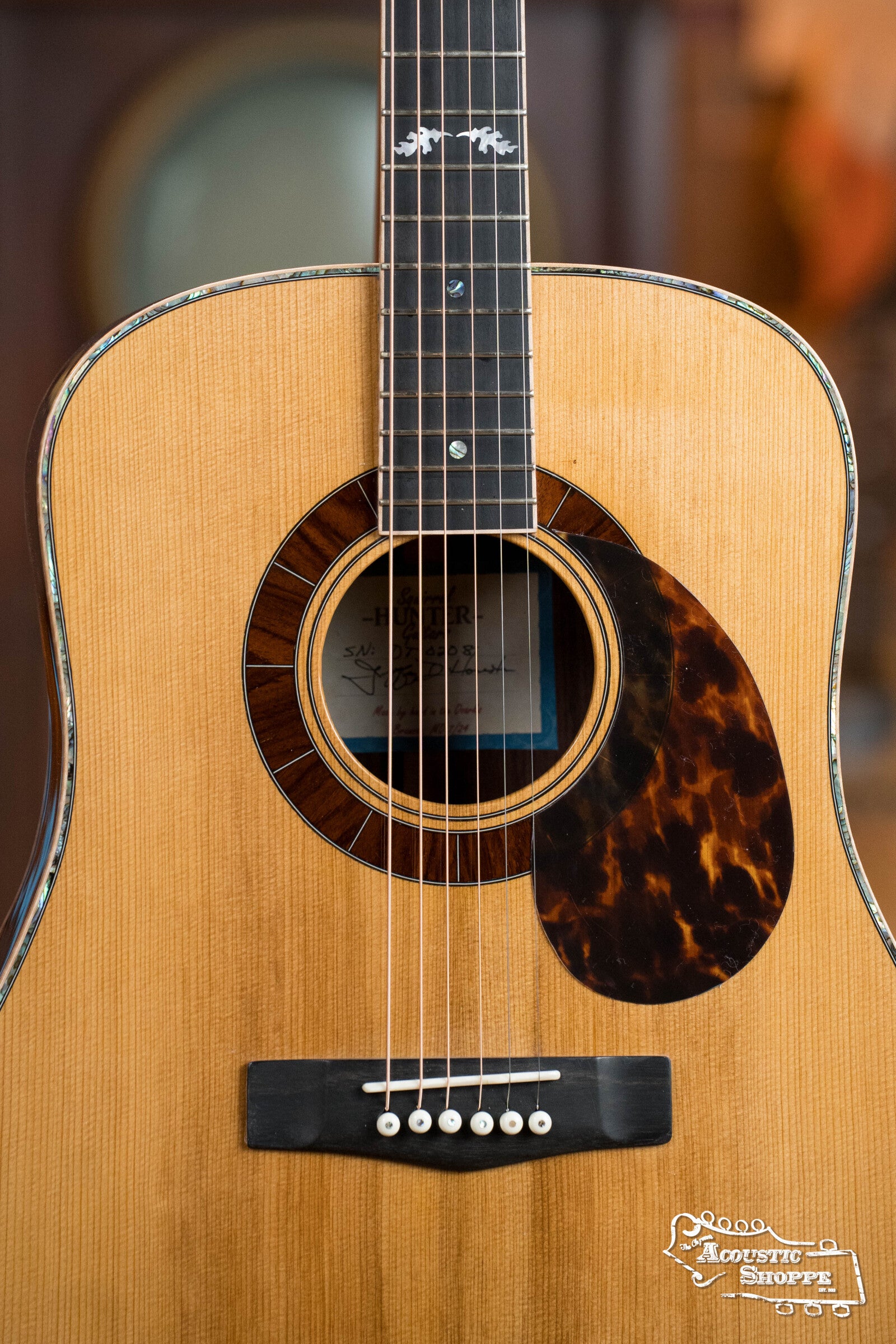 Squirrel Hunter Ornate Rosewood Dreadnought - Torrified Sitka Spruce/East Indian Rosewood - Local Luthier Showcase