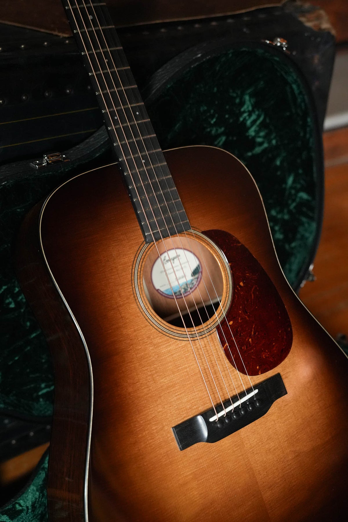 *Dread-Not Certified Used* Bourgeois Touchstone Country Boy Sunburst Dreadnought Acoustic Guitar #1306