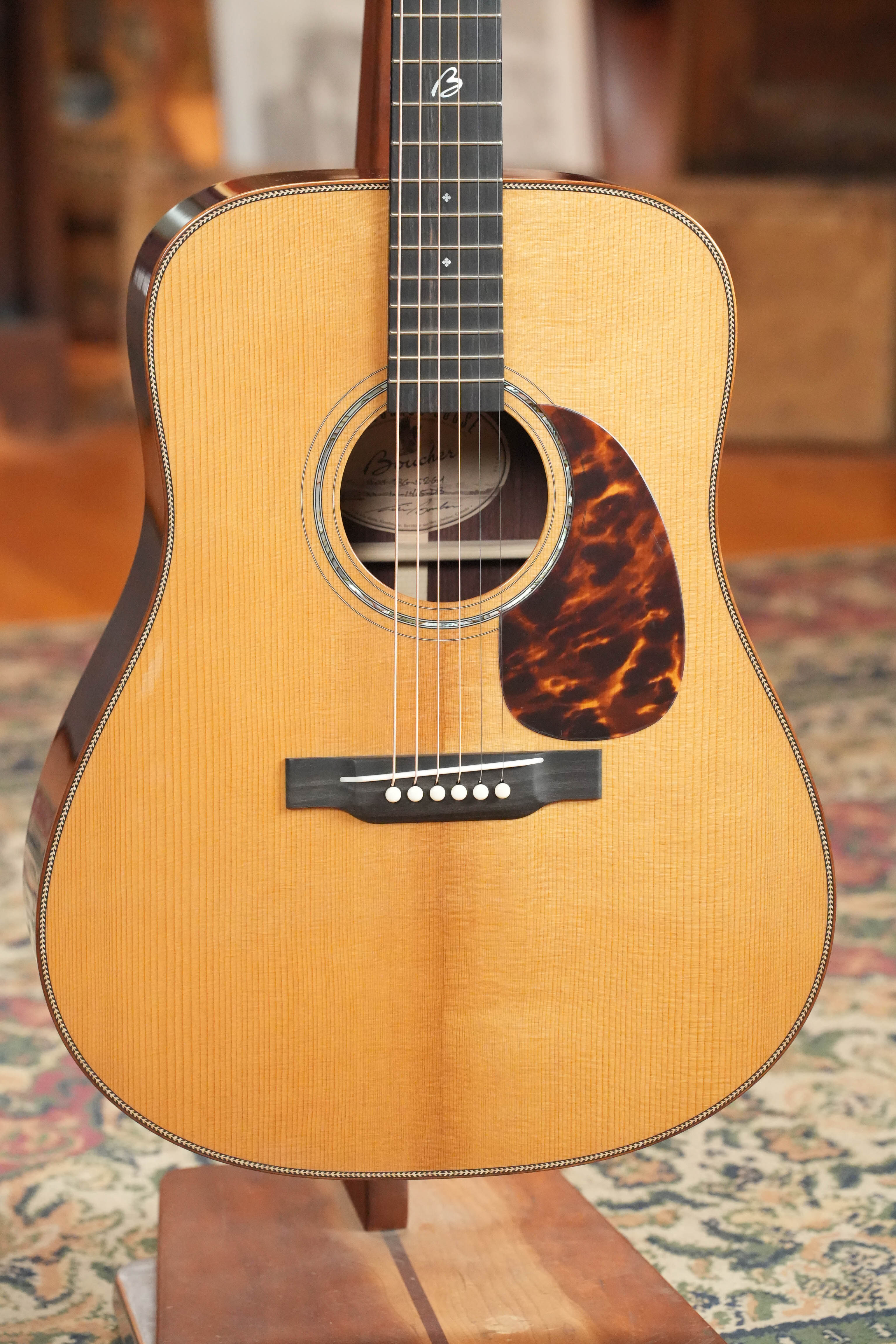 *Stage Ready* Boucher BG-52-GM Torrefied Adirondack/Rosewood Bluegrass Goose Gold Master Pack Dreadnought Acoustic Guitar #1415