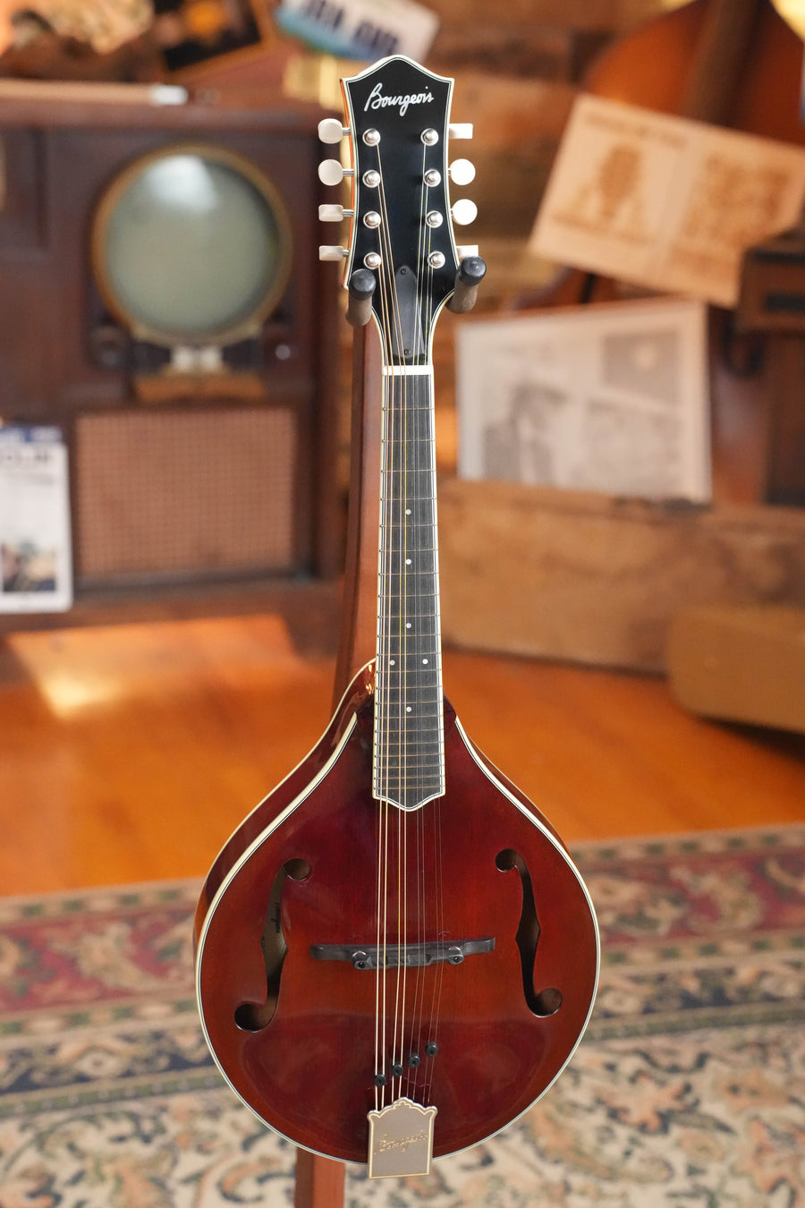 *Stage Ready* TAS Exclusive Bourgeois  M5-A-CR Cordovan Red A-Style Mandolin #2122