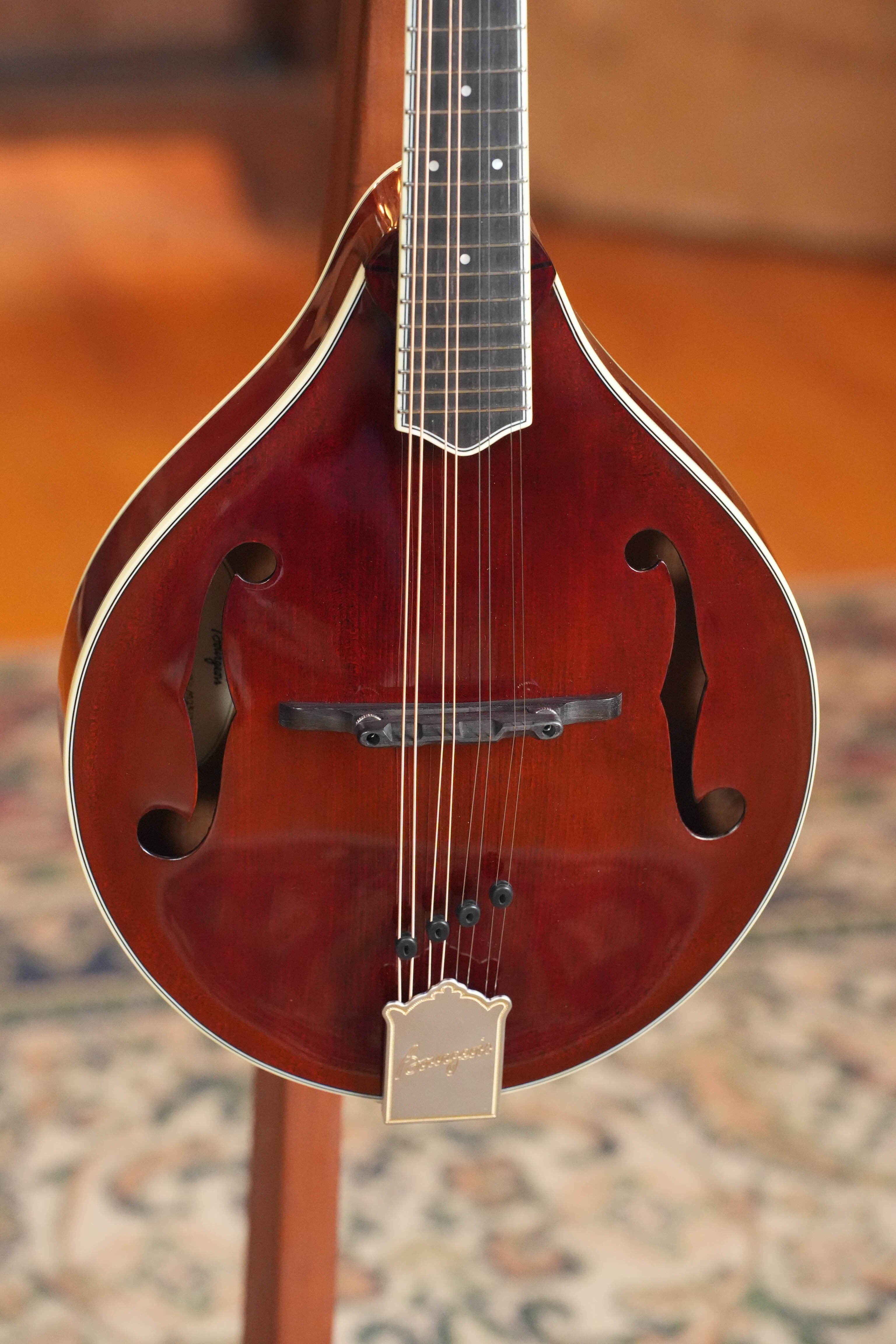*Stage Ready* TAS Exclusive Bourgeois  M5-A-CR Cordovan Red A-Style Mandolin #2122