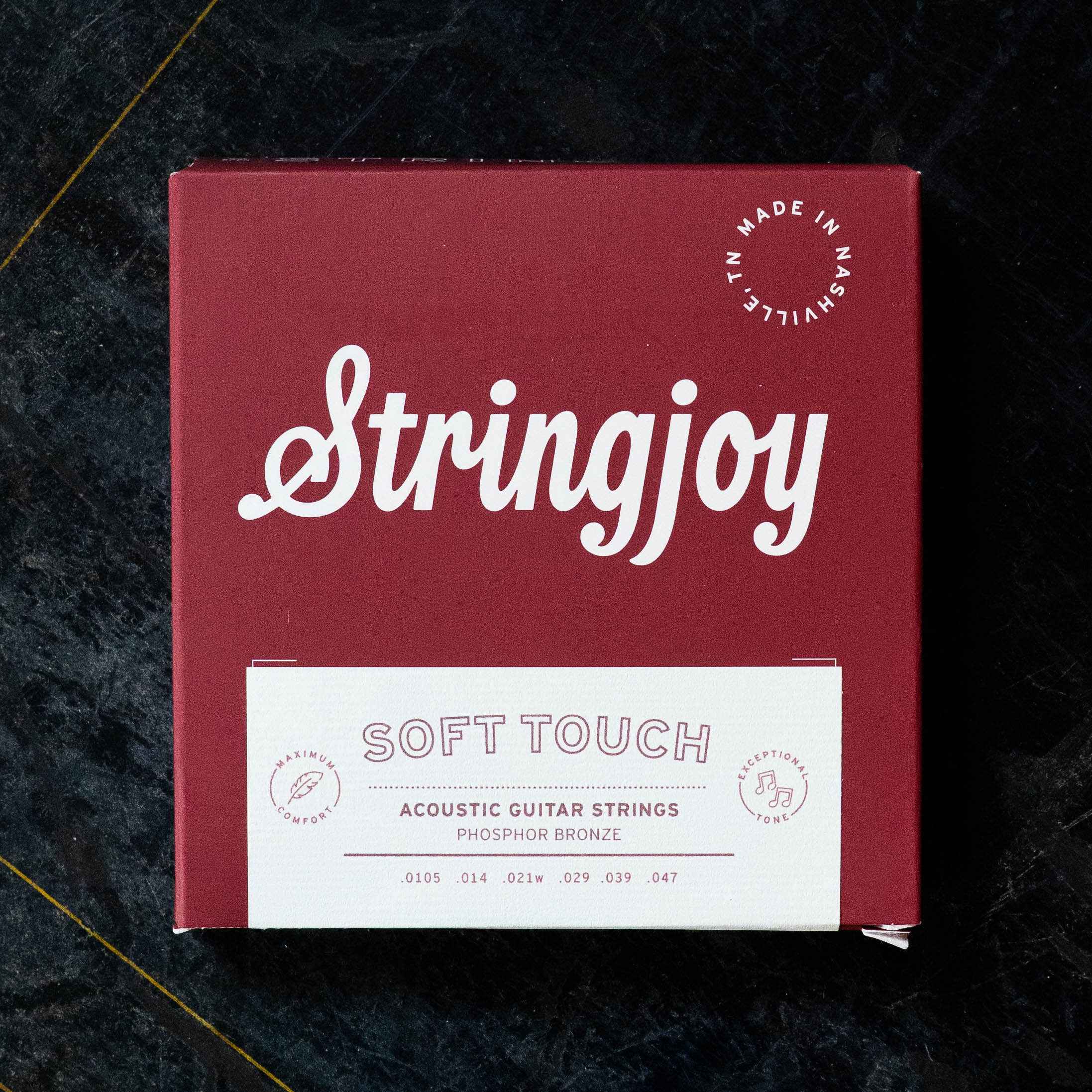 Stringjoy 10.5-47 Soft Touch - Phosphor Bronze Acoustic Guitar Strings