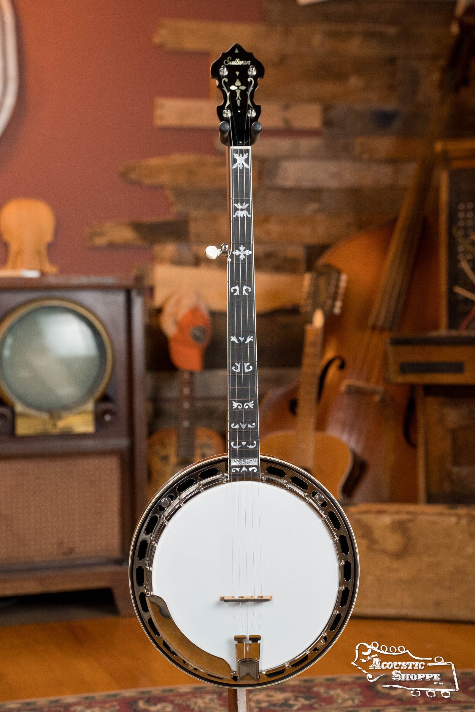 Sullivan American Classic 75 "Flying Eagle" Pattern Mahogany Resonator Banjo #5242