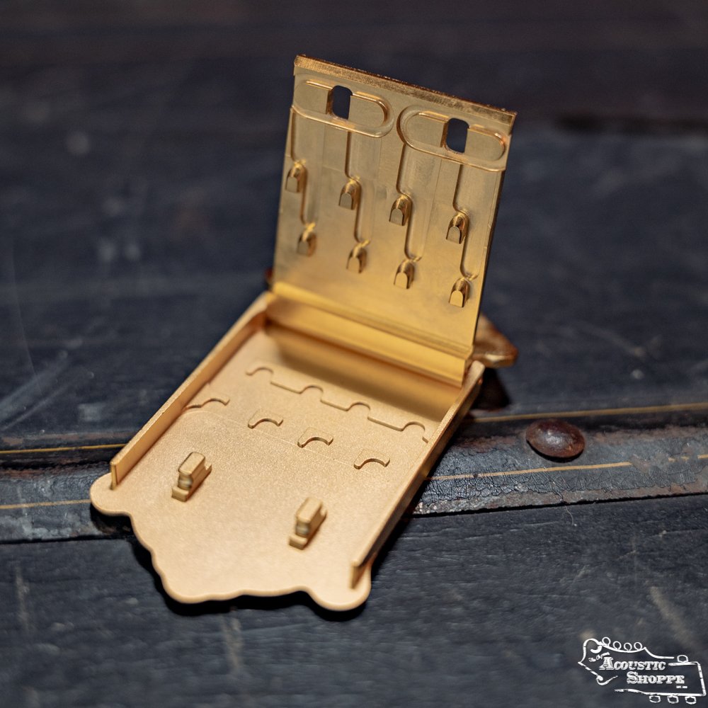 James Gold Traditional Mandolin Tailpiece