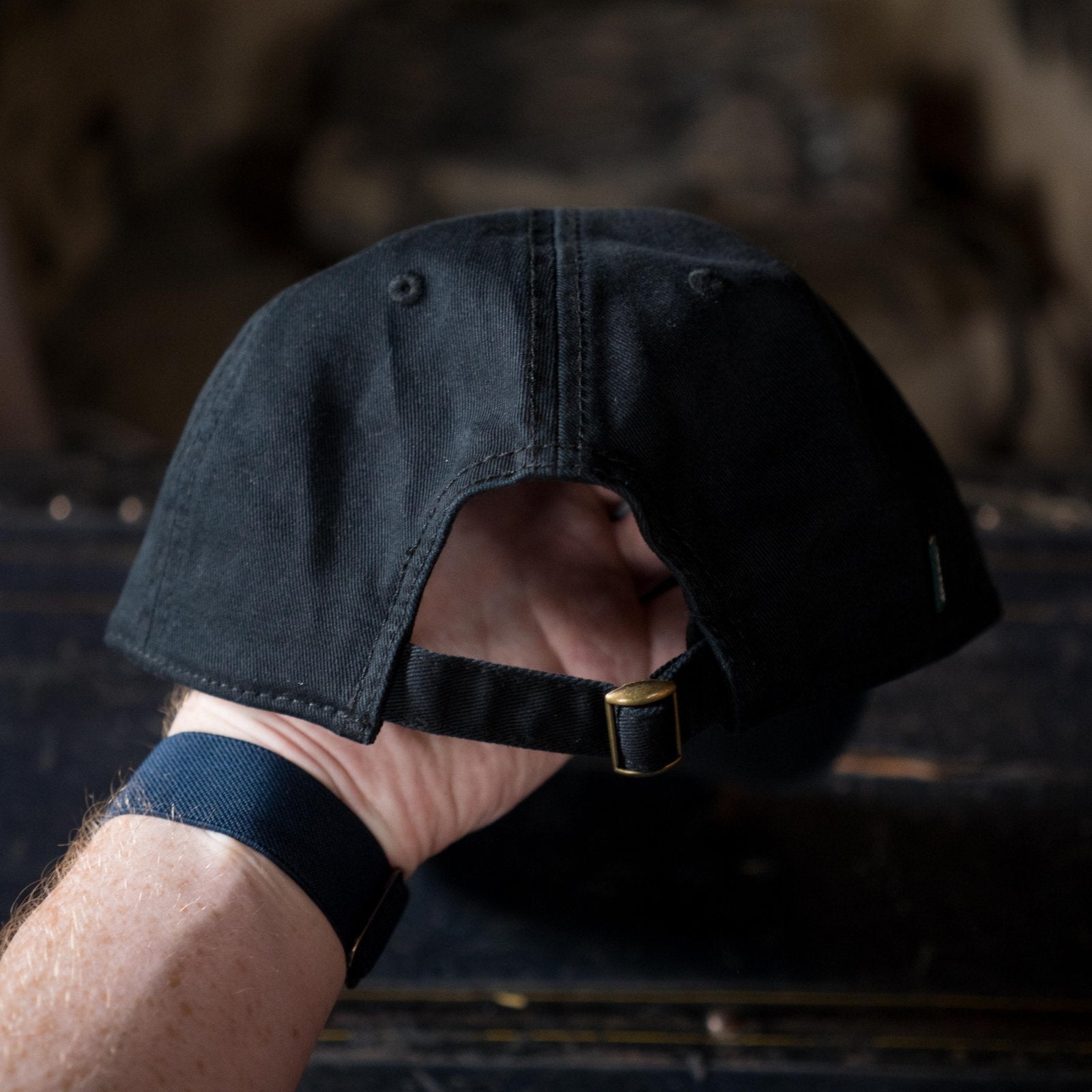 TAS All Cotton Legacy Adjustable Ballcap - Black/White