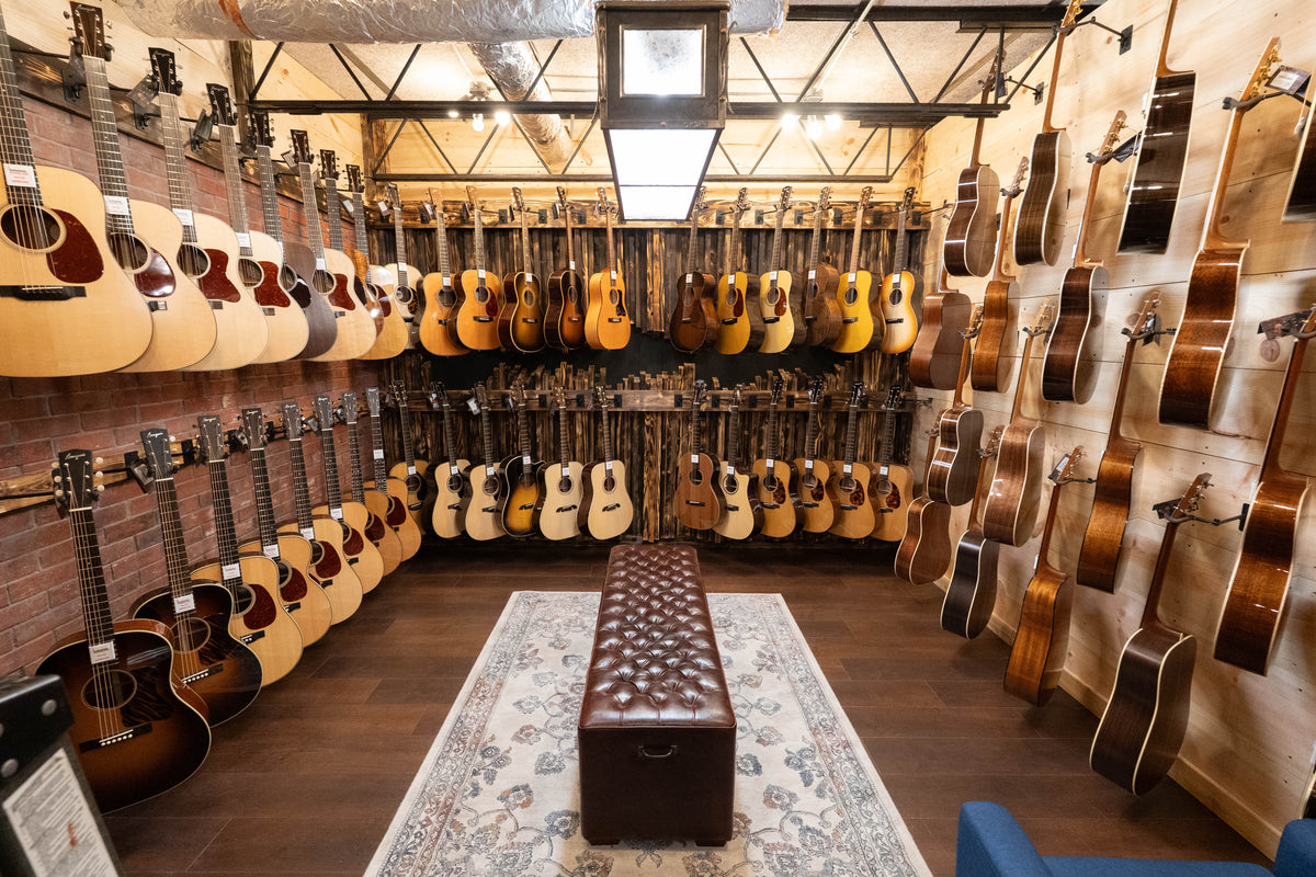 The Acoustic Shoppe guitar room
