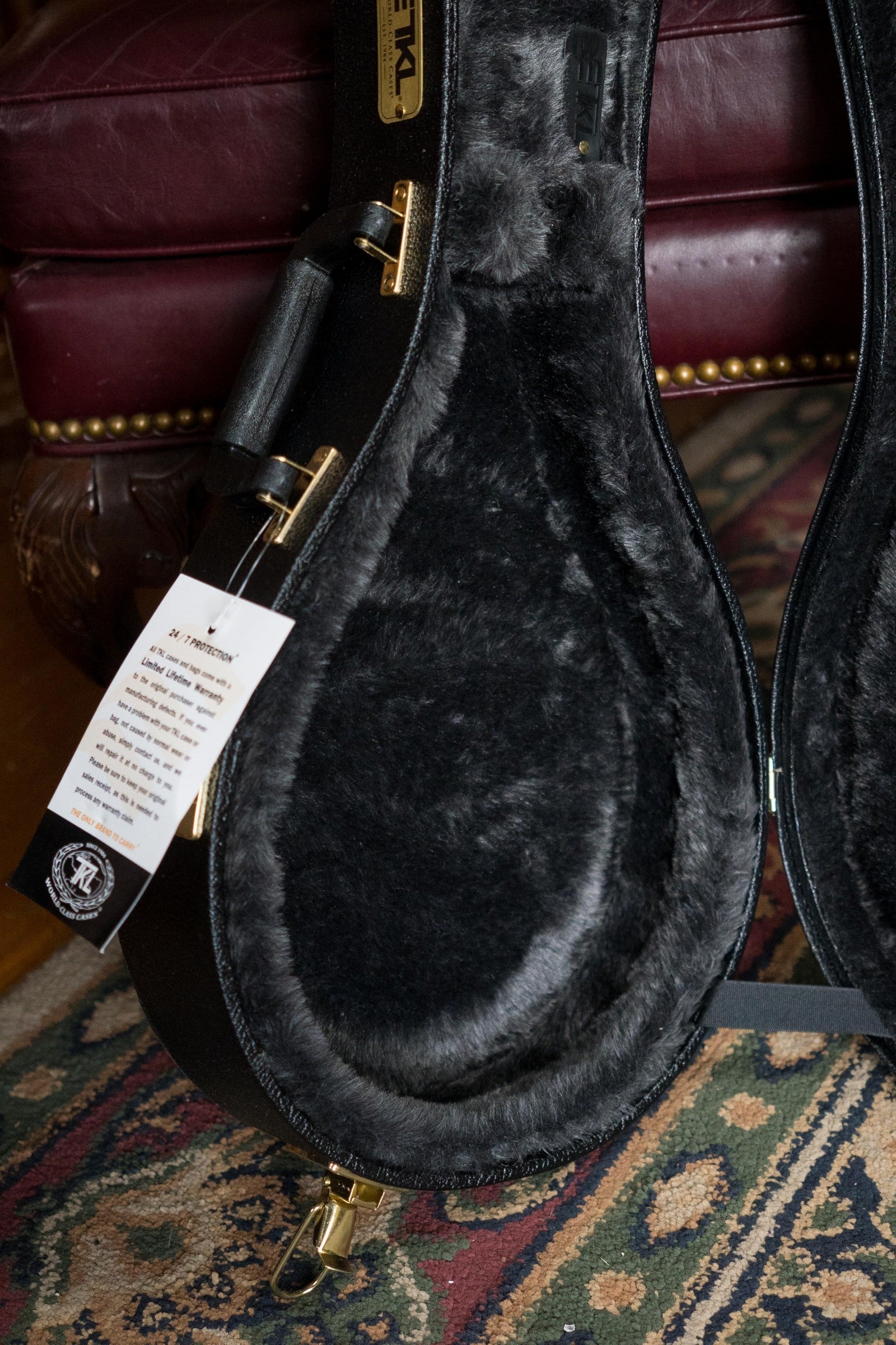 TKL 07851 Premier Black A-Style Mandolin Hardshell Case