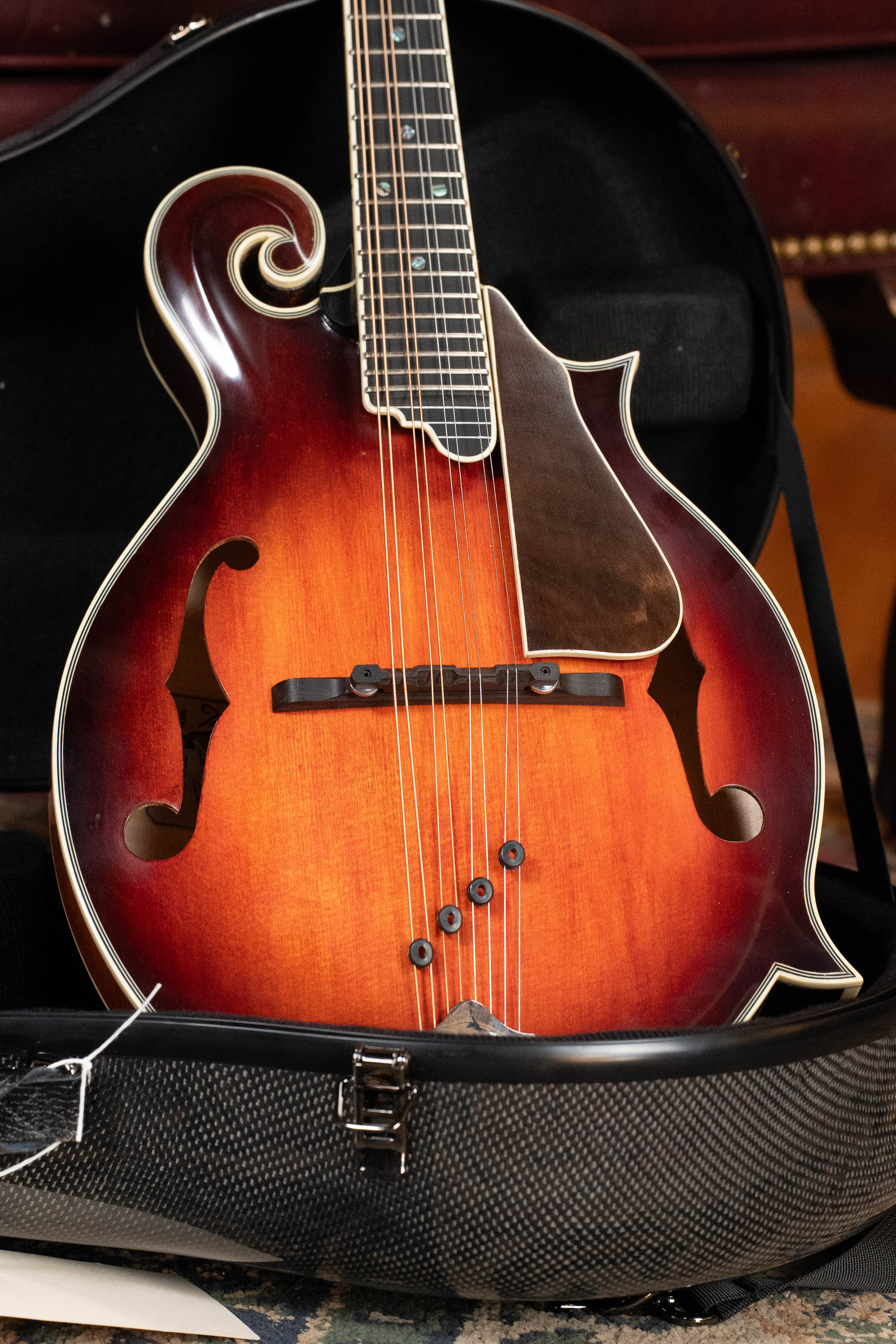 Tailwater TW-F5V Adirondack/Flamed Maple F-Style Mandolin #1108
