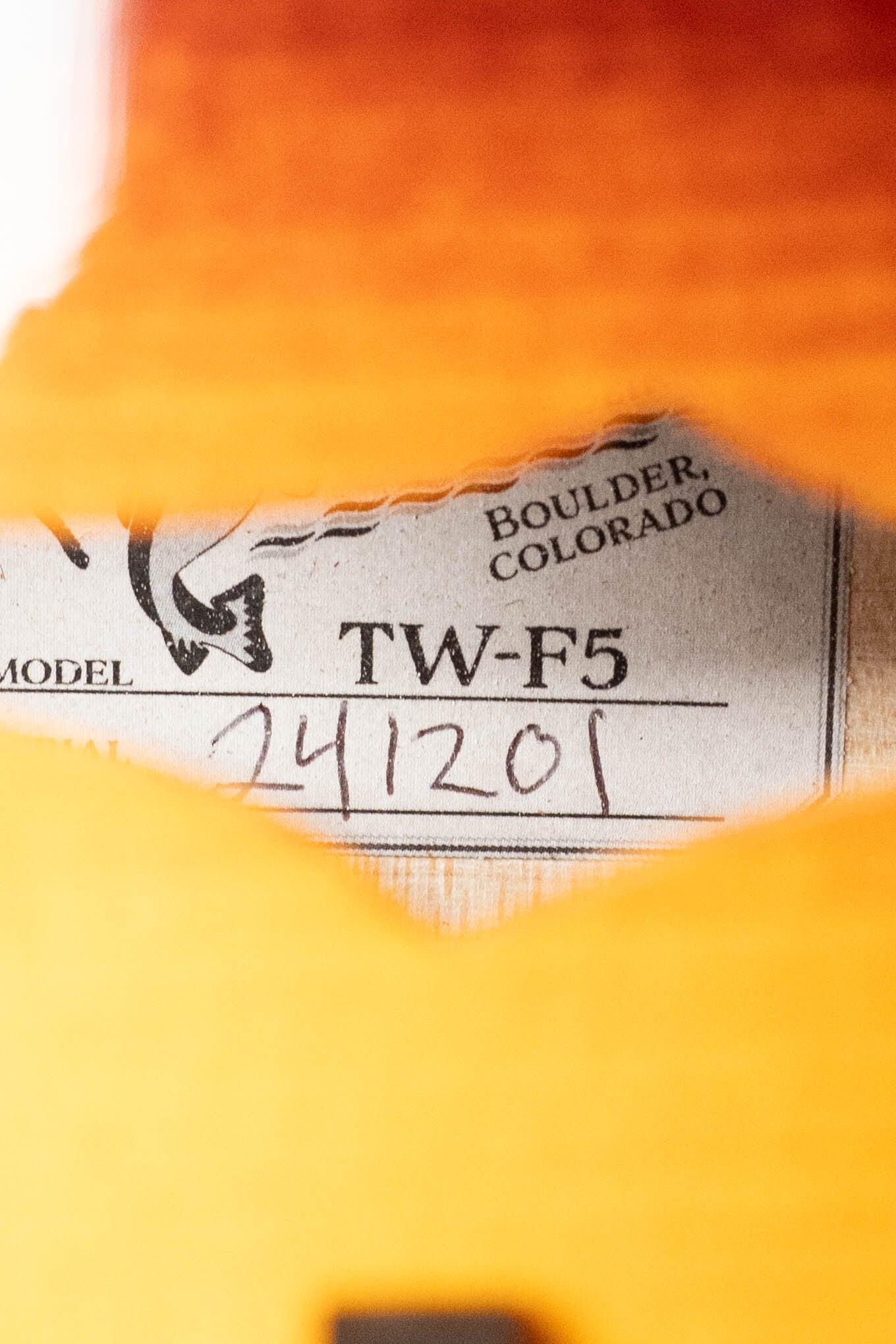 Tailwater TW-F5 Spruce/Flamed Maple F-Style Mandolin w/Scooped Fretboard Extension #1201