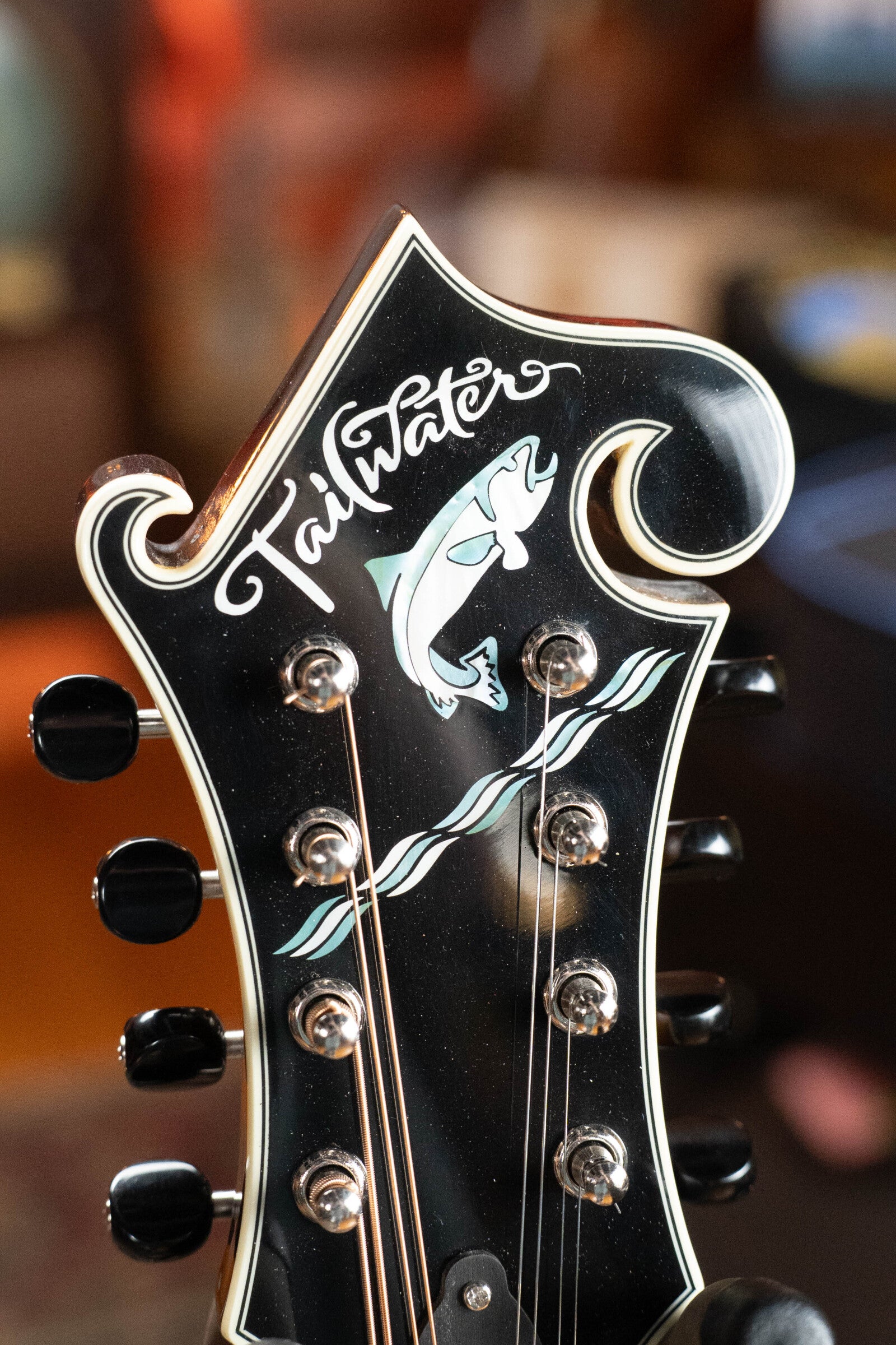 Tailwater TW-F5 Spruce/Flamed Maple F-Style Mandolin w/Scooped Fretboard Extension #1201