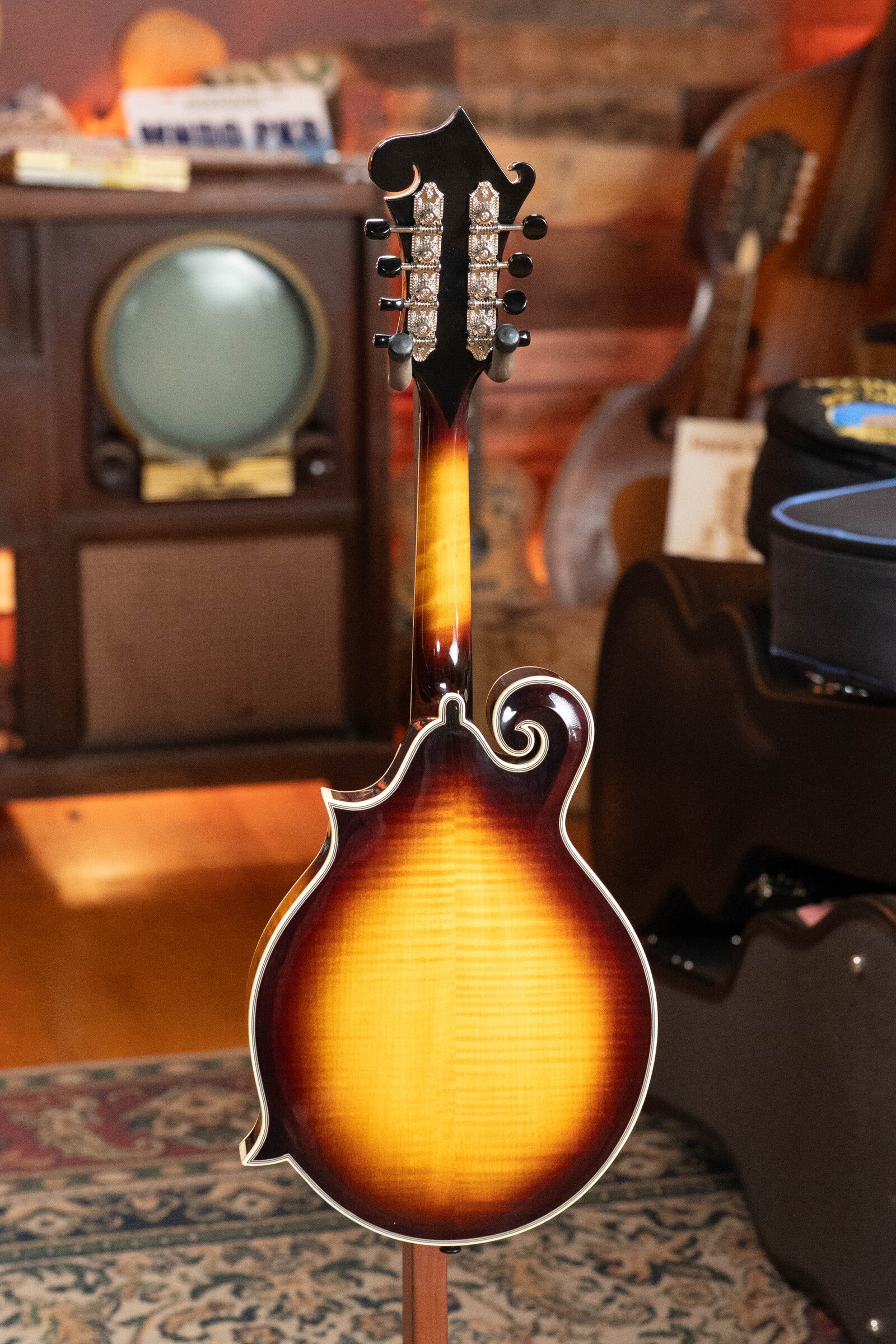 Tailwater TW-F5 Spruce/Flamed Maple F-Style Mandolin w/Scooped Fretboard Extension #1201