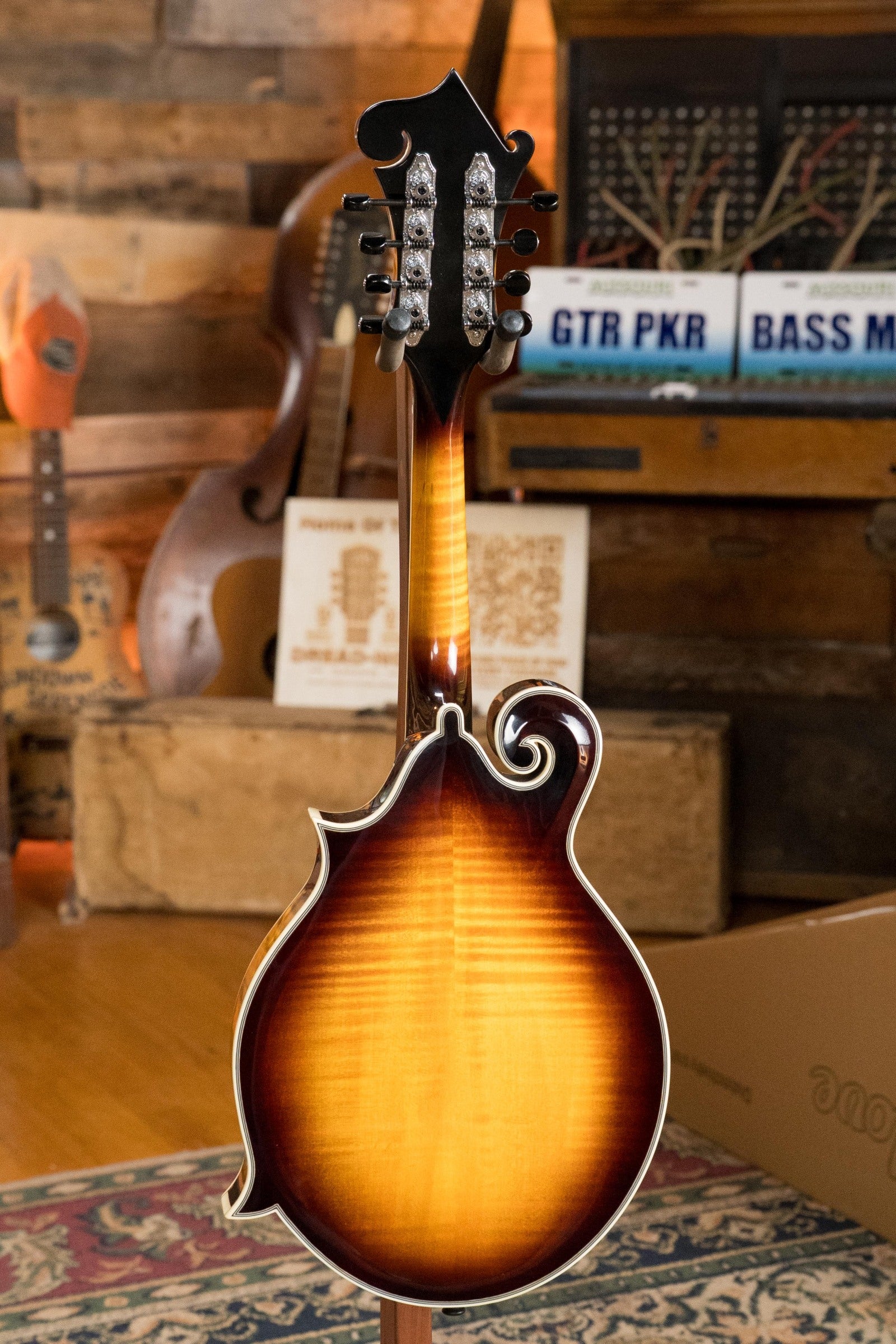 Tailwater TW-F5 Spruce/Flamed Maple F-Style Mandolin w/Scooped Fretboard Extension #1203