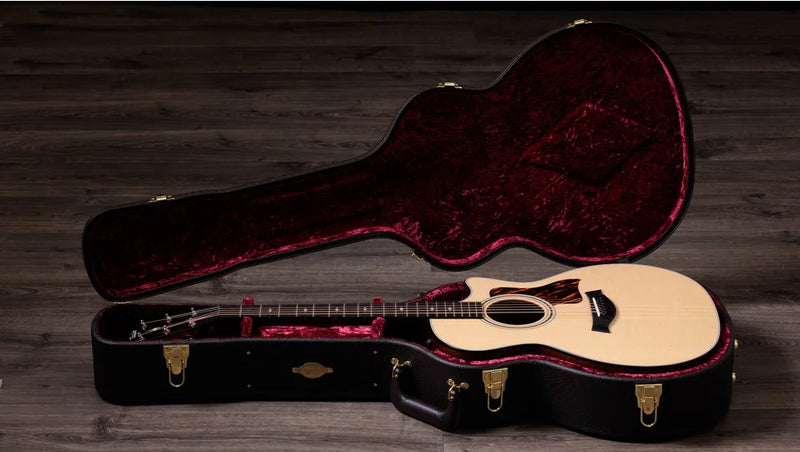Taylor 314ce Grand Auditorium Acoustic-Electric detail — manufacturer photo, representative example only