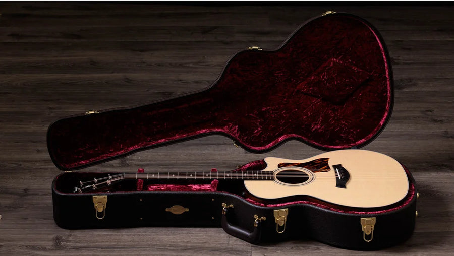 Taylor 314ce Grand Auditorium Acoustic-Electric detail — manufacturer photo, representative example only