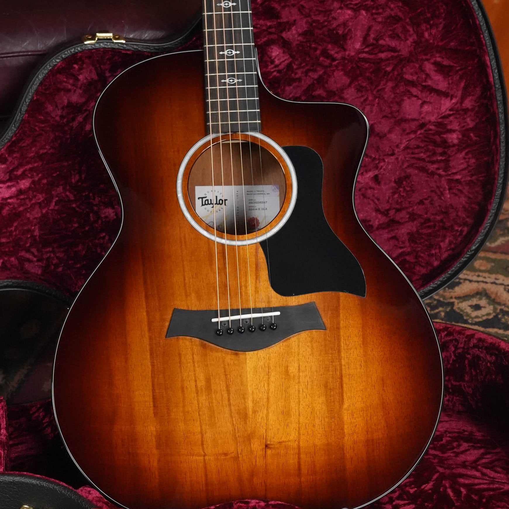 Taylor 224ce-K DLX Grand Auditorium Acoustic-Electric #6347