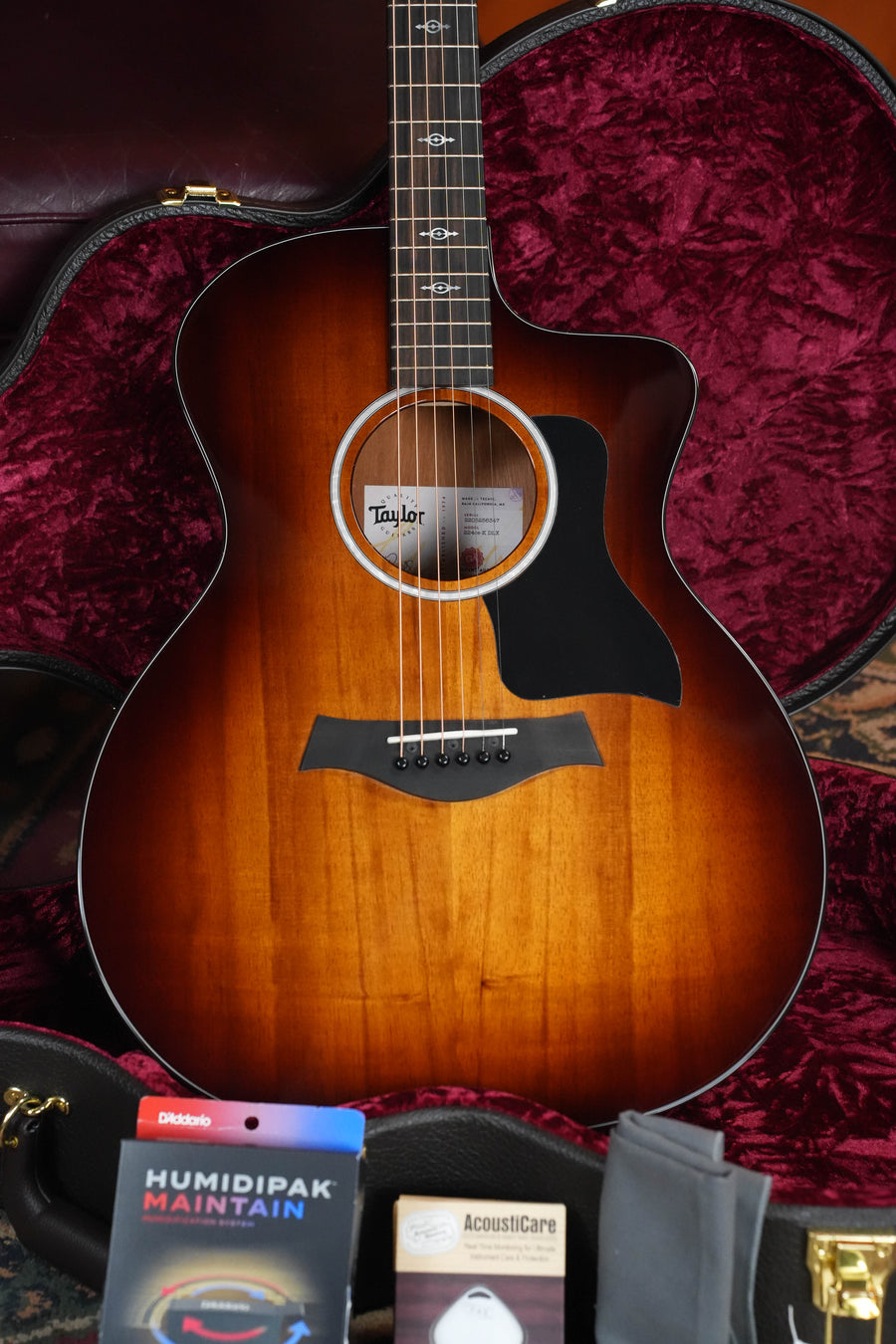 Taylor 224ce-K DLX Grand Auditorium Acoustic-Electric #6347