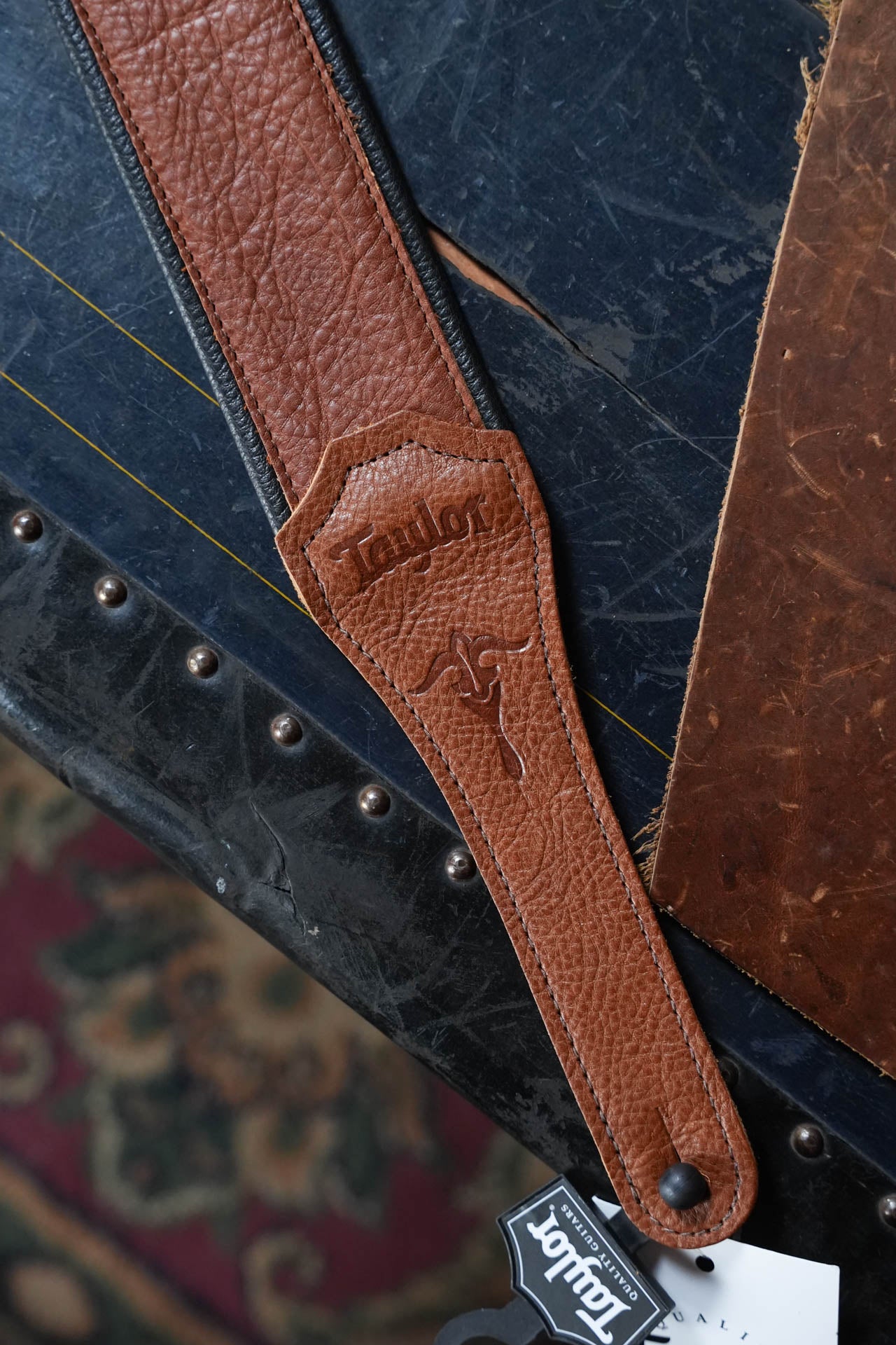 Taylor 500 Series Aerial Strap, Leather, British Tan