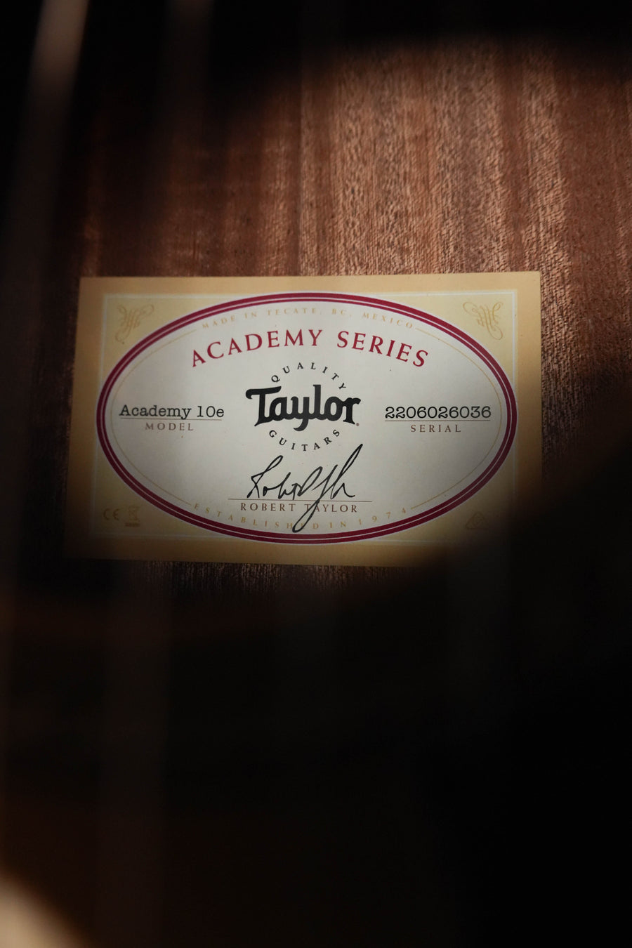 Taylor Academy 10e Academy 10 Acoustic-Electric #6036