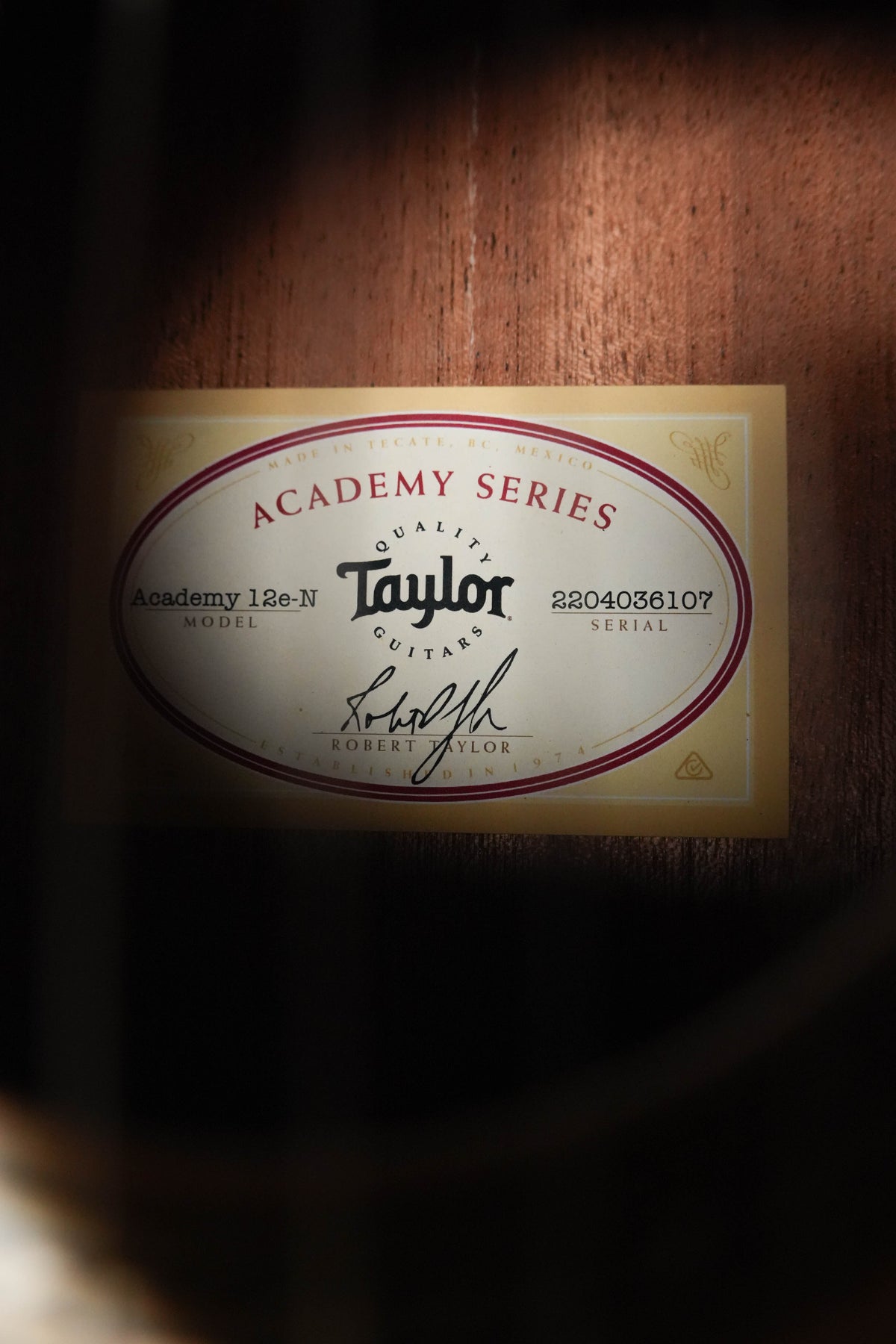 Taylor Academy 12e-N Grand Concert Nylon-String #6107