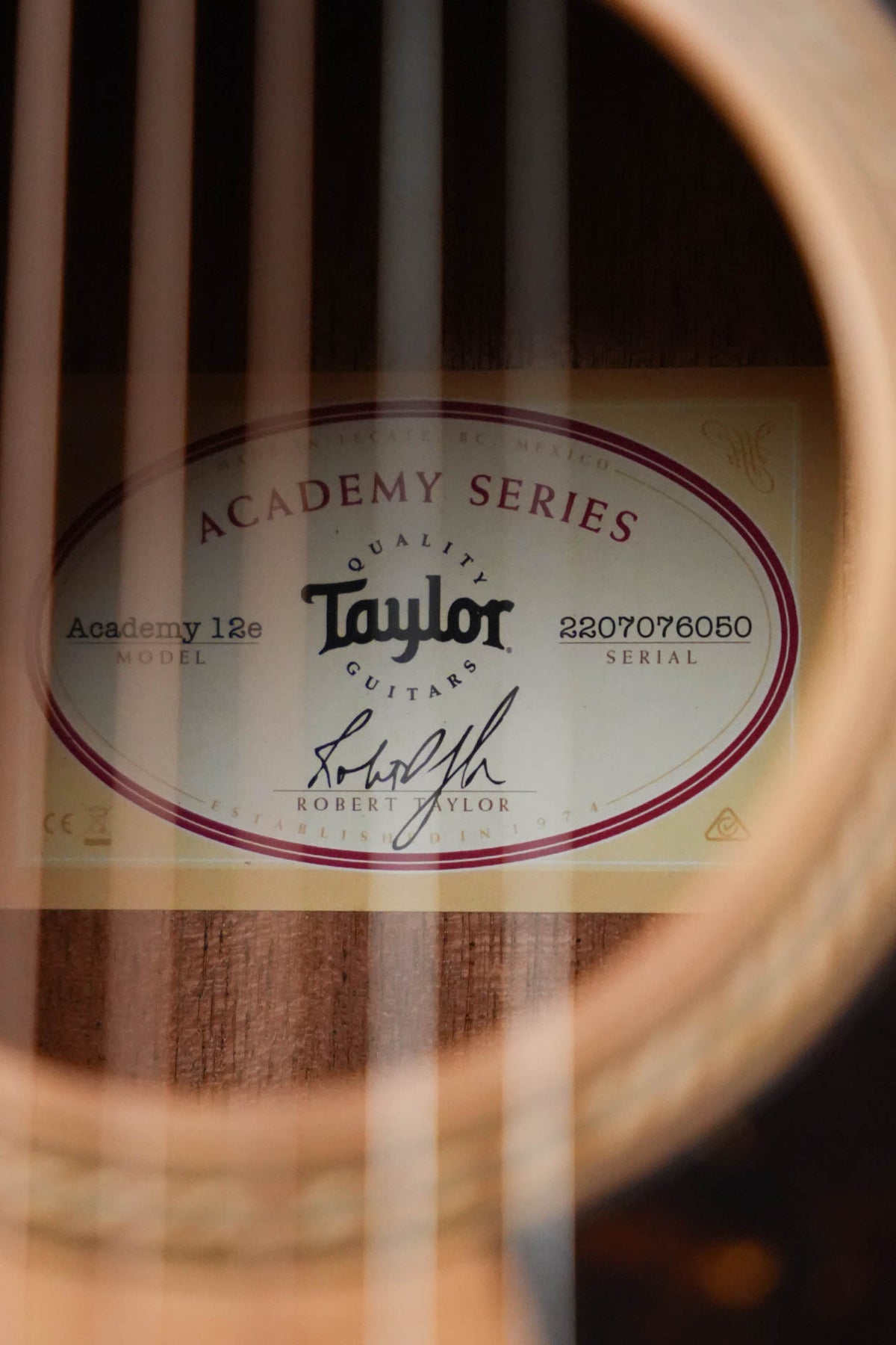 Taylor Academy 12e Grand Concert Acoustic-Electric #6050