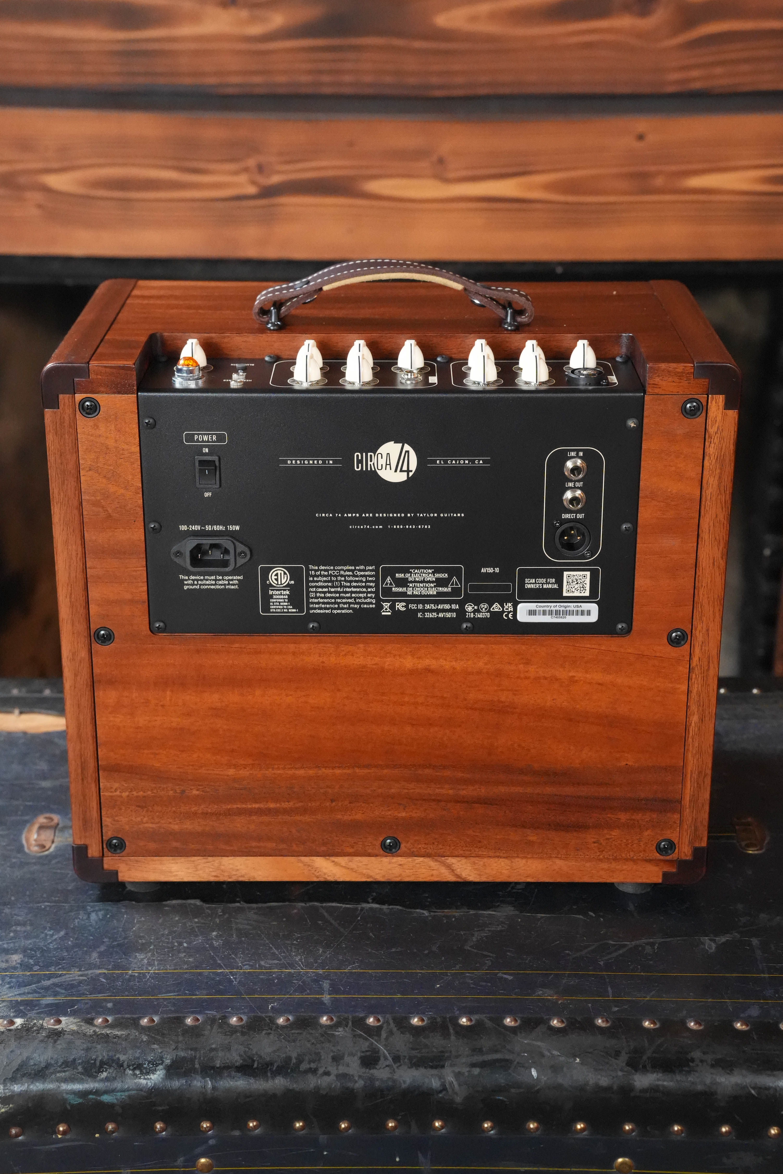 Taylor Circa 74 AV150-10 150-Watt Acoustic Amplifier Mahogany #5620