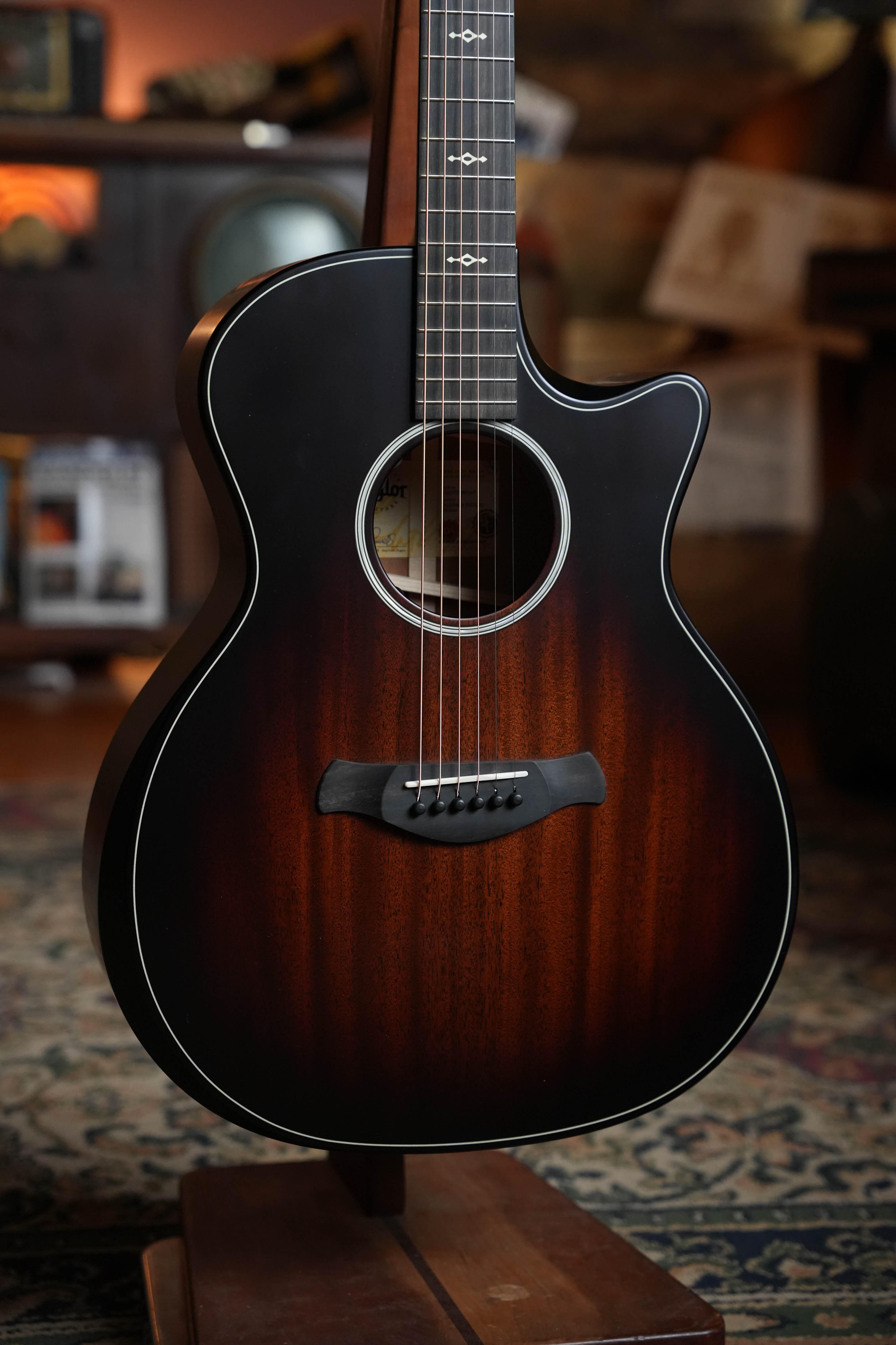 Taylor Builder's Edition 324ce Grand Auditorium Acoustic-Electric #6047