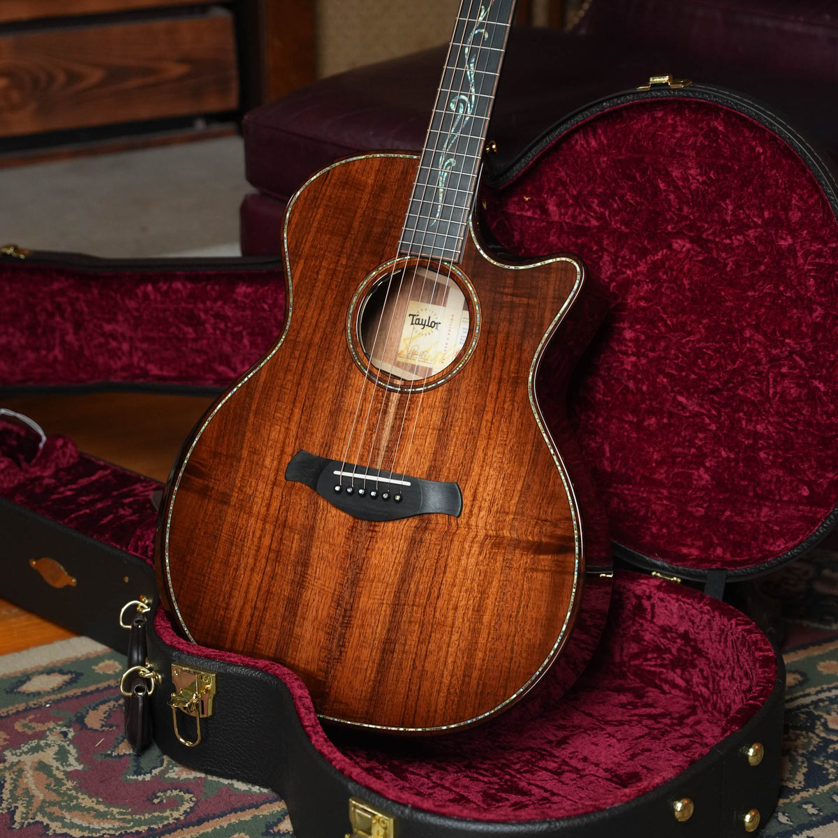Taylor Builder's Edition K24ce Grand Auditorium Acoustic-Electric #6050