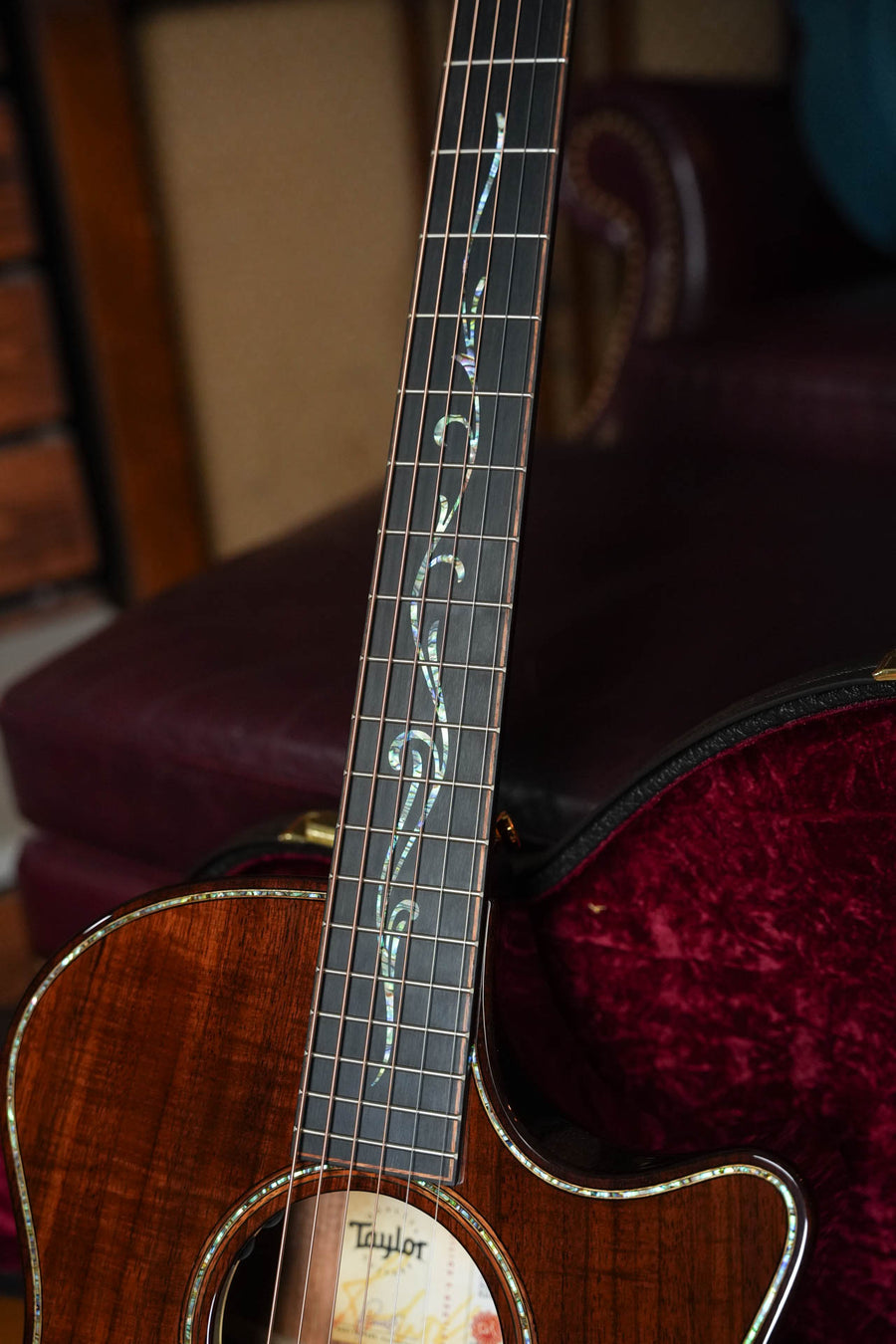 Taylor Builder's Edition K24ce Grand Auditorium Acoustic-Electric #6050