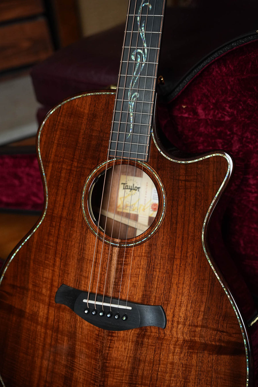 Taylor Builder's Edition K24ce Grand Auditorium Acoustic-Electric #6050