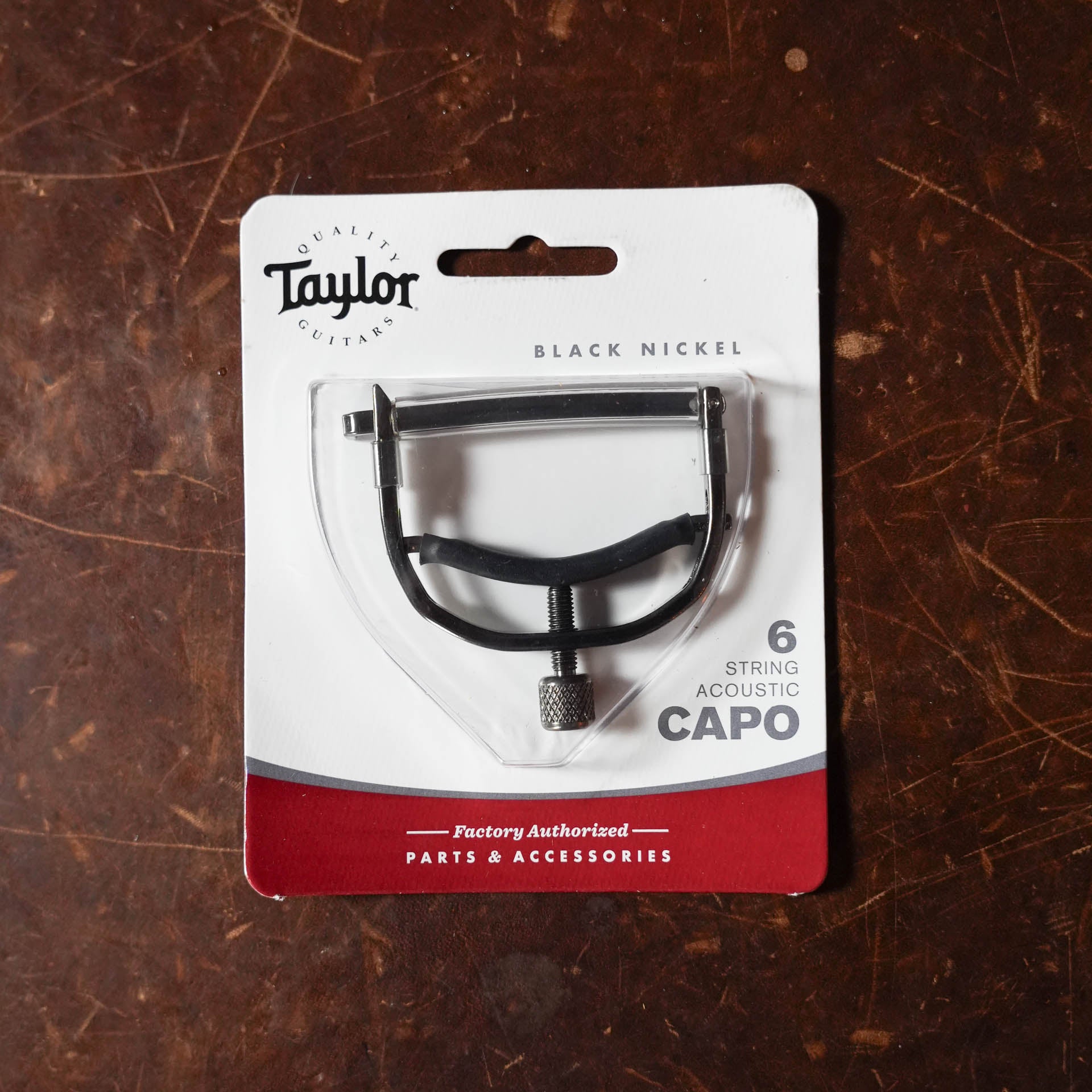 Taylor Capo, 6-String, Black Nickel