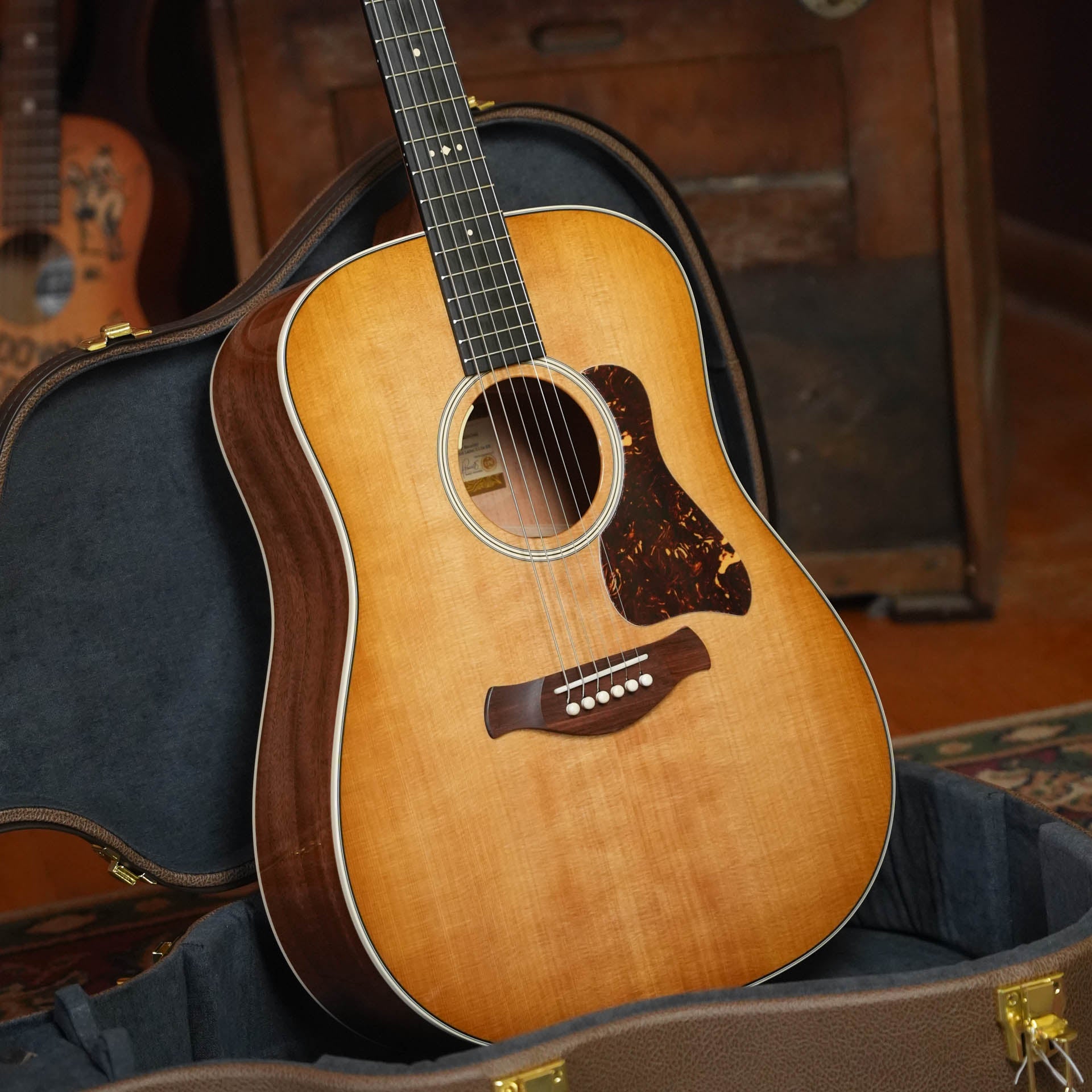 Taylor Trey Hensley Gold Label 510e Dreadnought Acoustic-Electric #6092