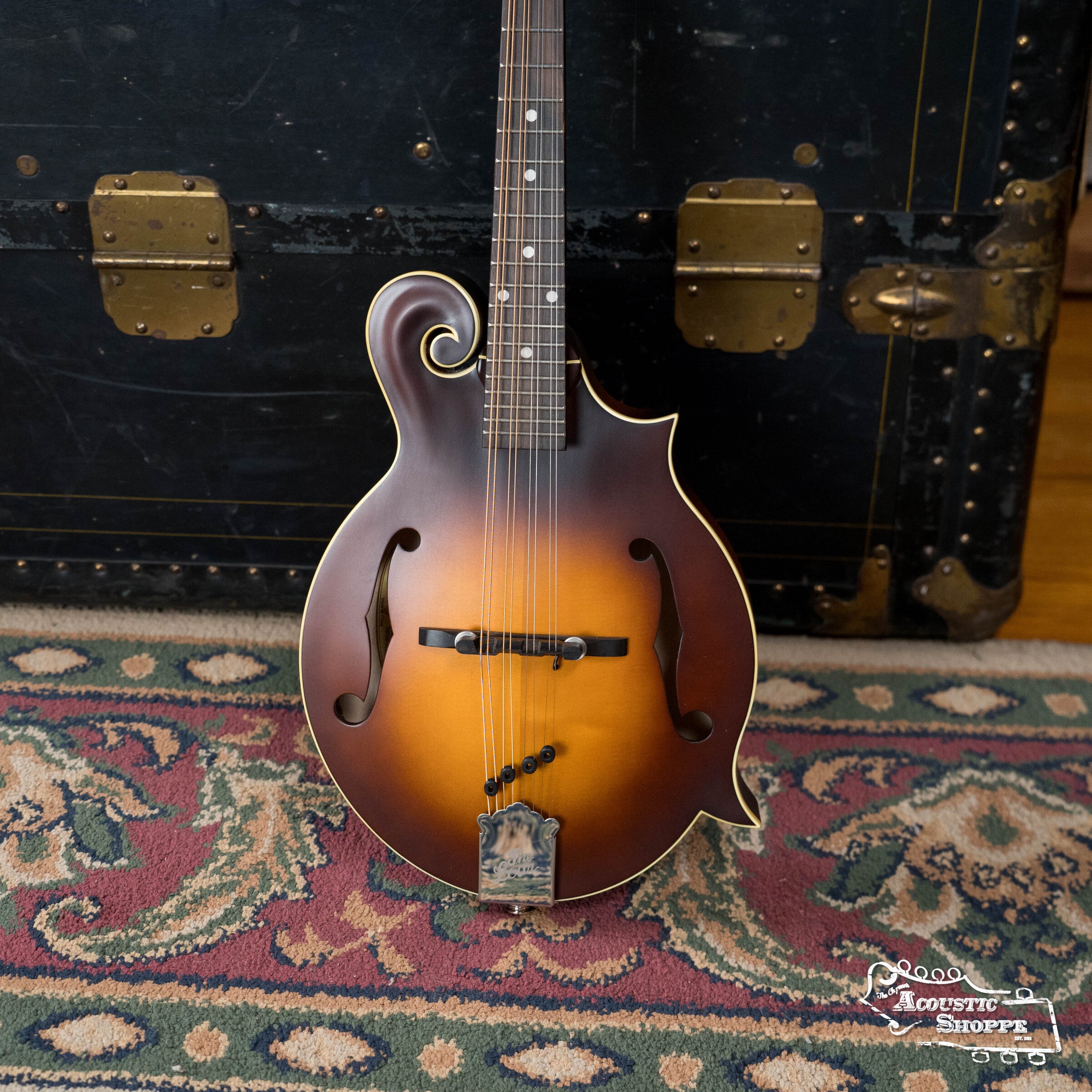The Loar LM-590E-MS "Contemporary" Spruce/Maple F-Style Sunburst Mandolin w/Pickup #0868