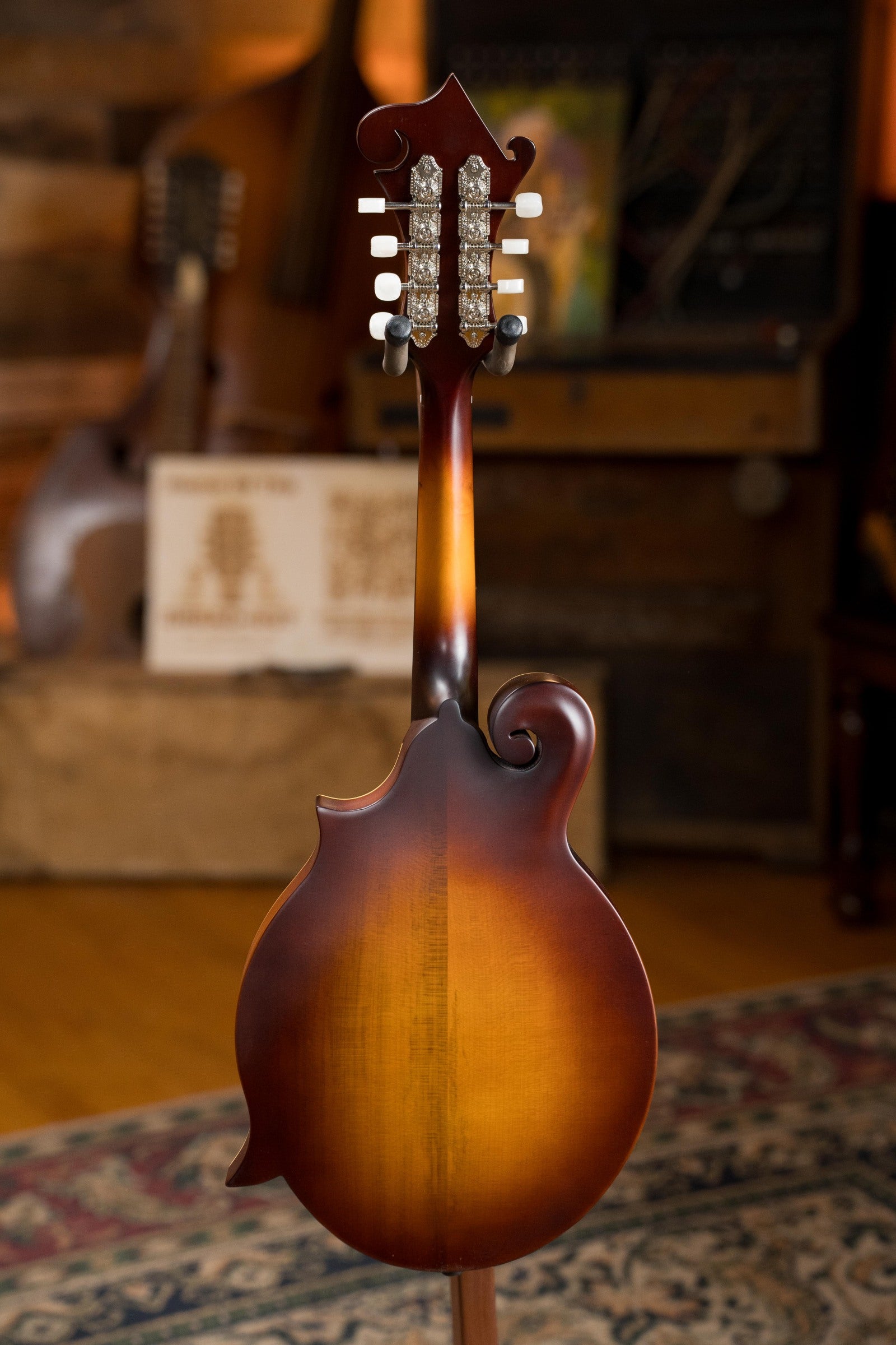 The Loar LM-590-MS Contemporary Satin F-Style Sunburst Mandolin #0228