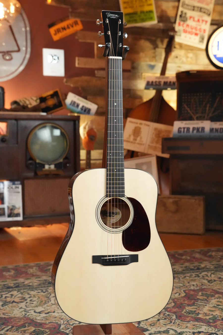 Thompson D-MA Natural Gloss Finish Acoustic Guitar #2175