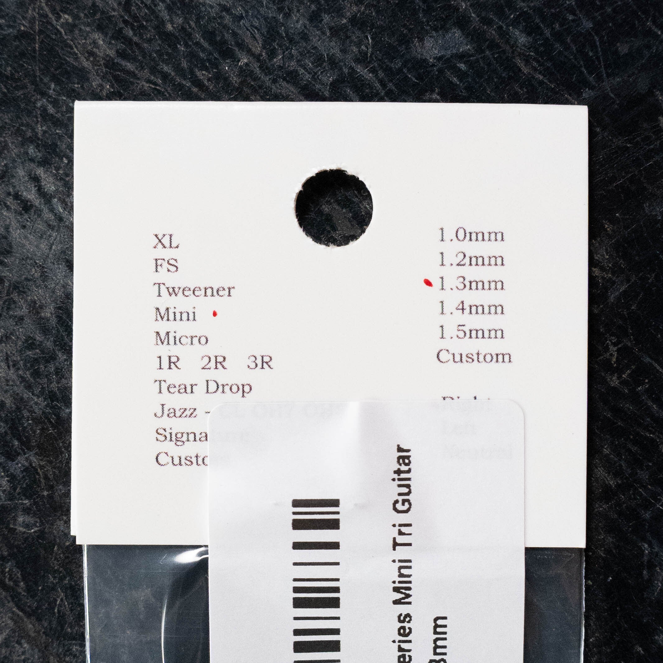 ToneSlabs Darth Tone Series Mini Tri Guitar Pick - 1.3mm