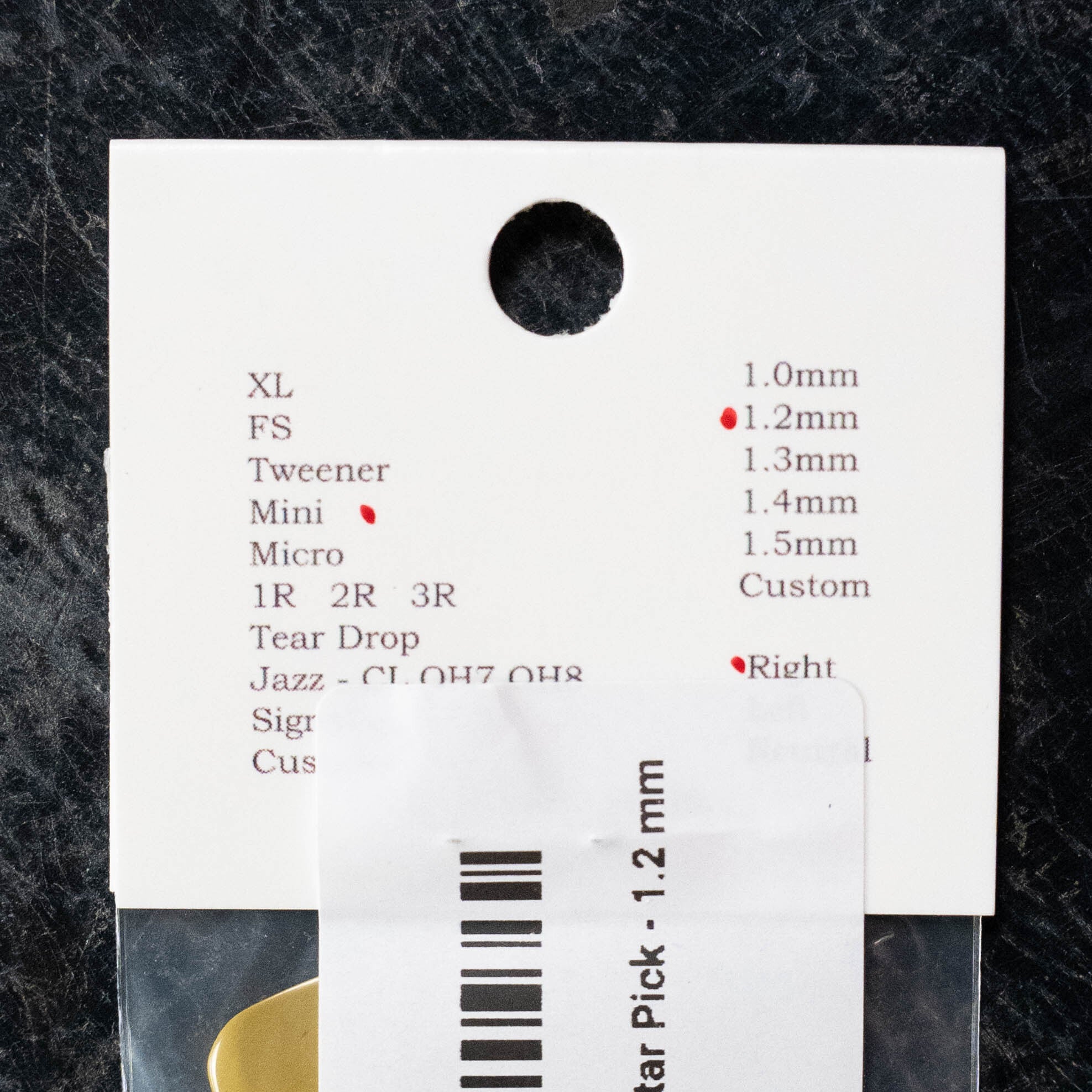 ToneSlabs Torlon Mini Guitar Pick - 1.2 mm