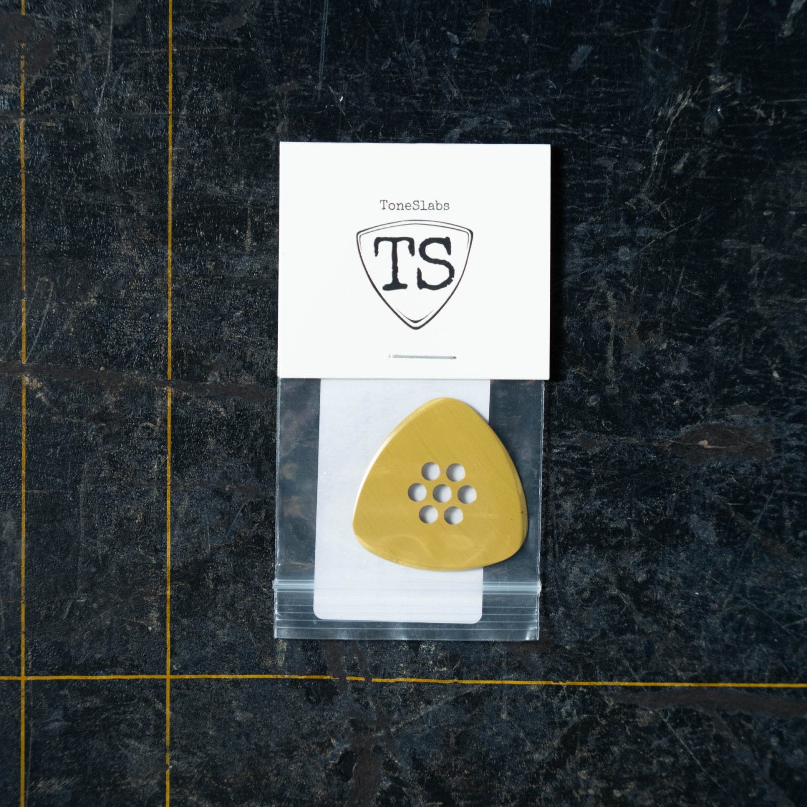 ToneSlabs Torlon XL Tri 3Rounded Corner Guitar Pick - 1.2 mm w/Holes