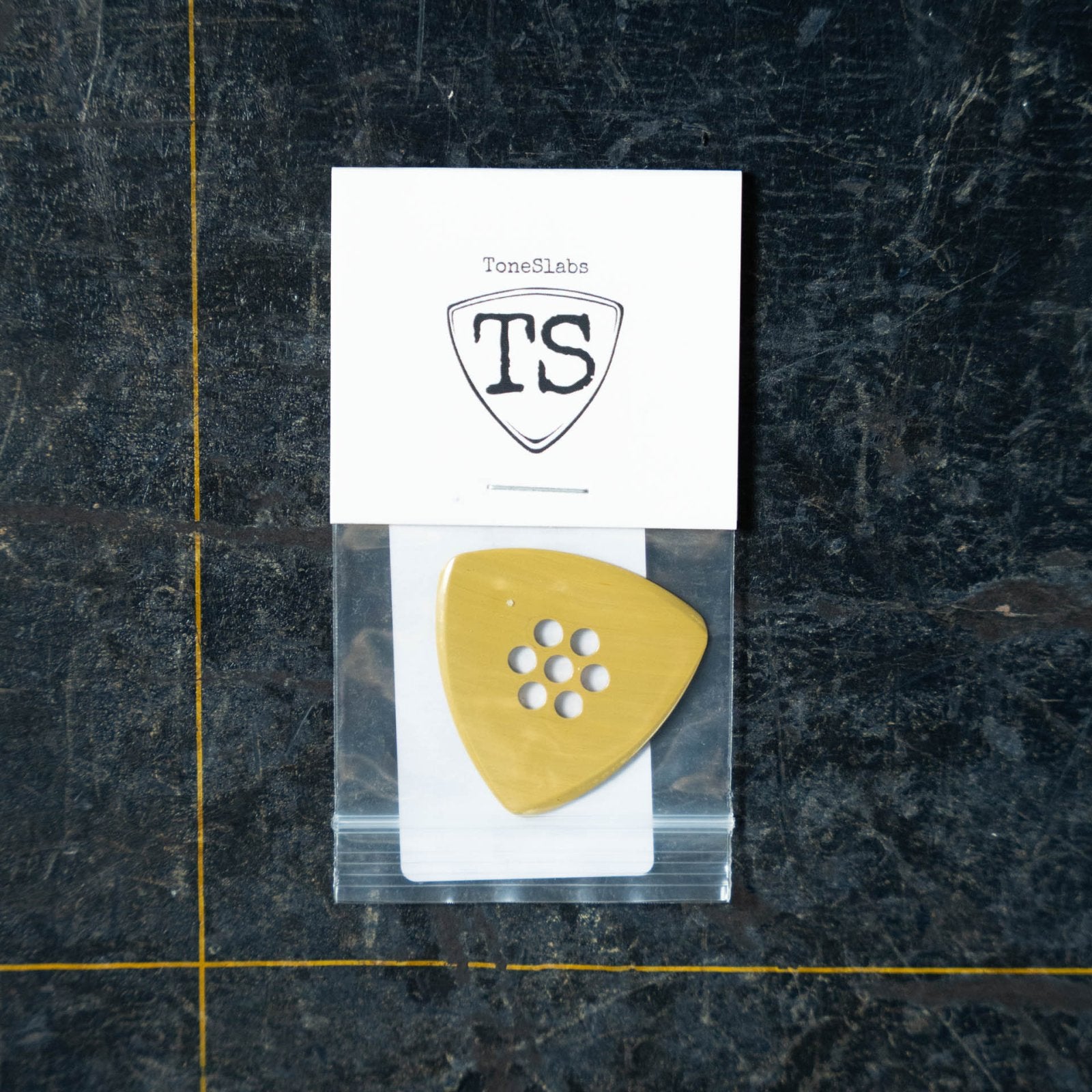 ToneSlabs Torlon XL Tri Corner Guitar Pick - 1.2 mm w/Holes