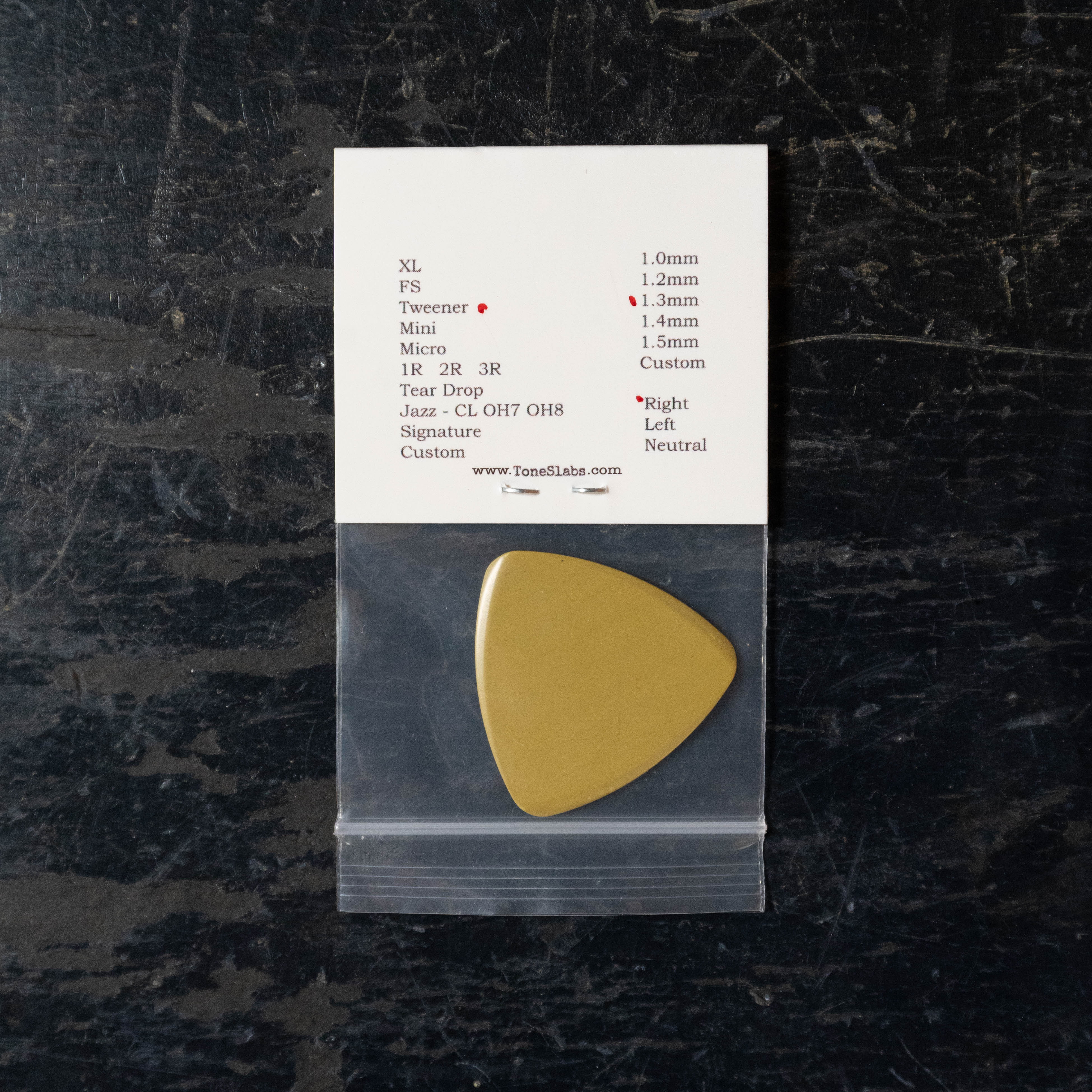 ToneSlabs Torlon Tweener Guitar Pick - 1.3 mm