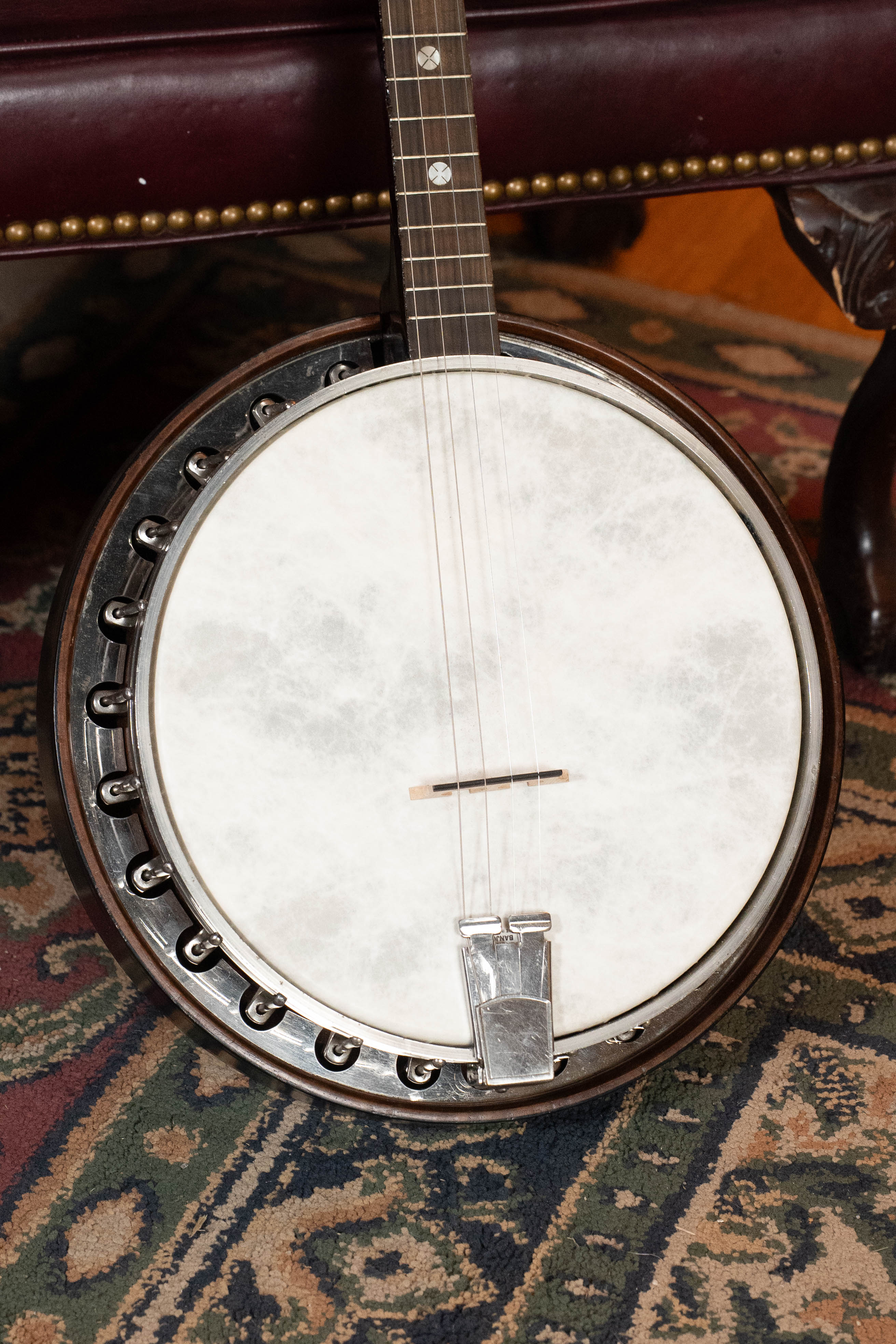 (Used) 1920's Slingerland Maybell 4-String Tenor Resonator Banjo #3487