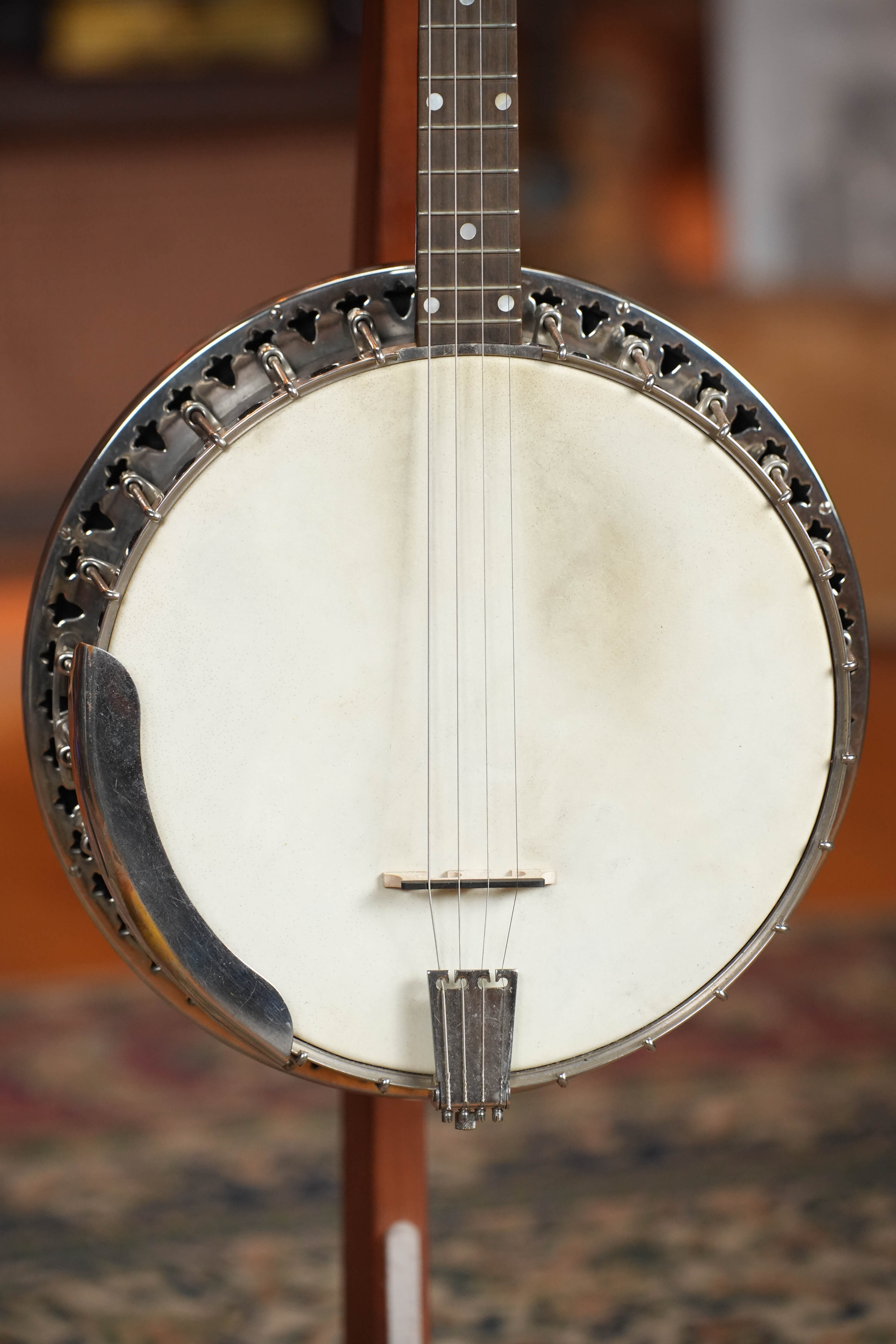 (Used) 1928 Bacon Style C Maple/Mahogany Resonator Banjo #2530
